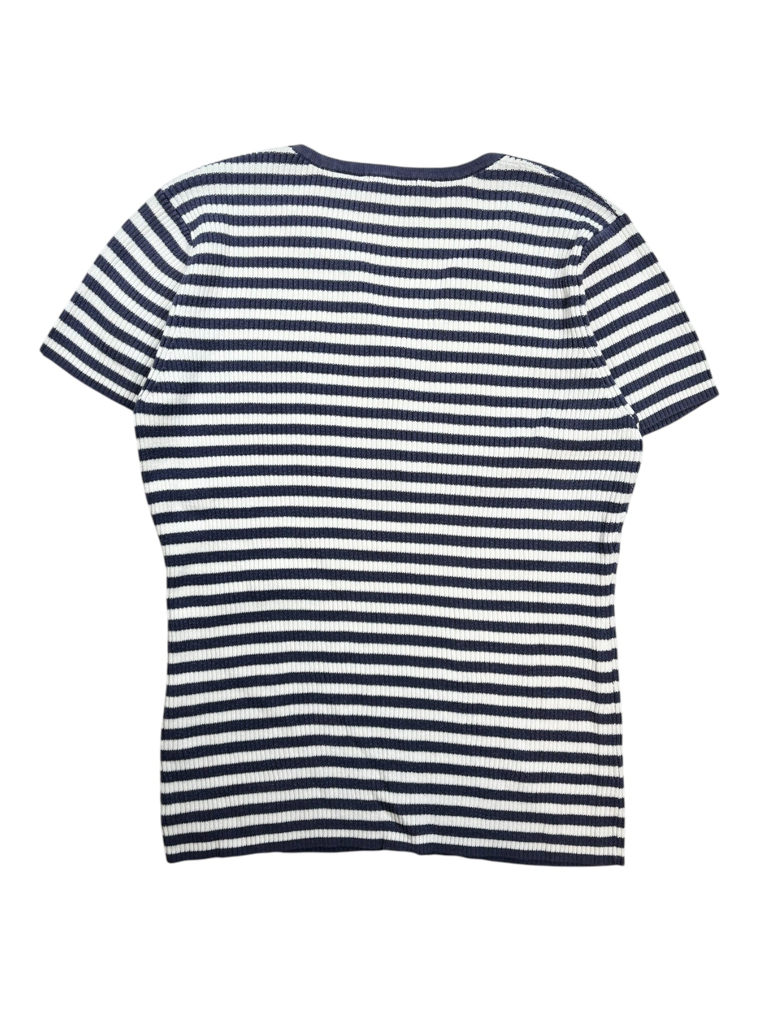 (S) Jeanne Pierre Knit Striped Top