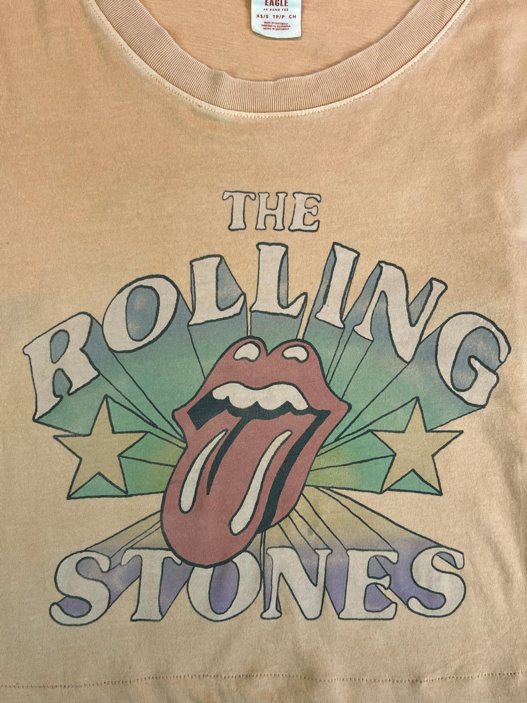 (XS) Rolling Stones Reworked Baby Tee