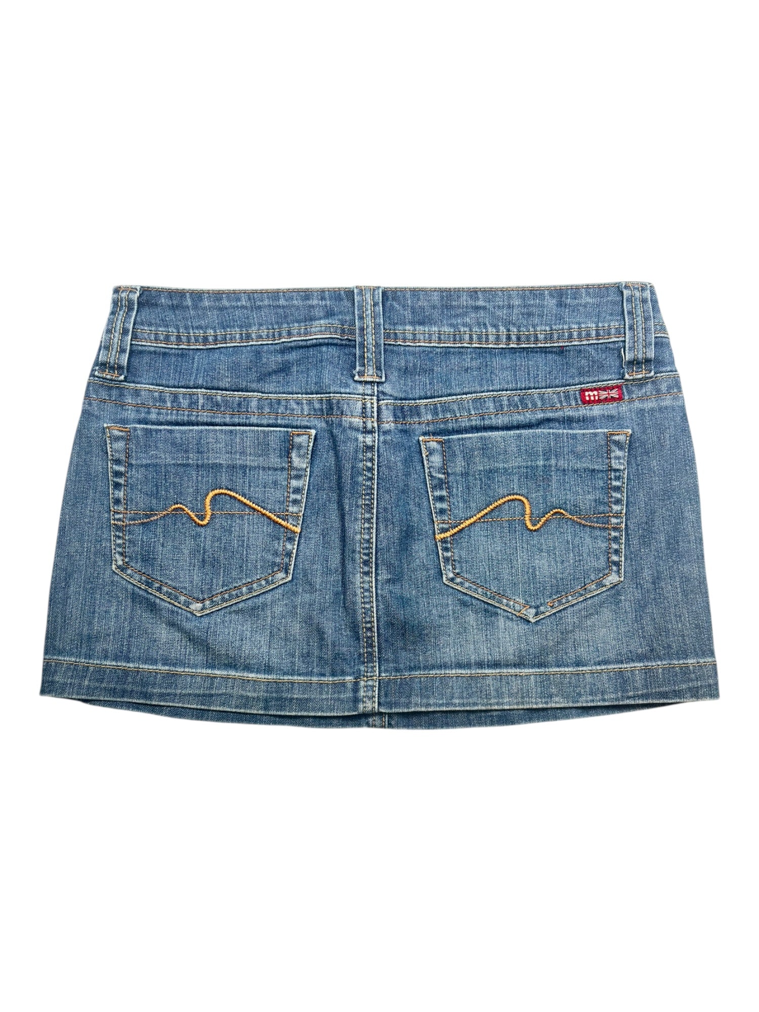 (26) Makers of True Originals Denim Mini Skirt