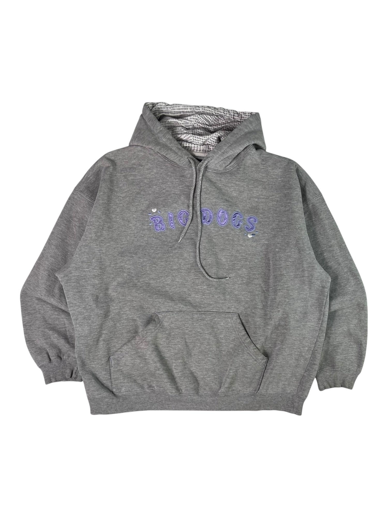(L) Big Dogs Grey Hoodie