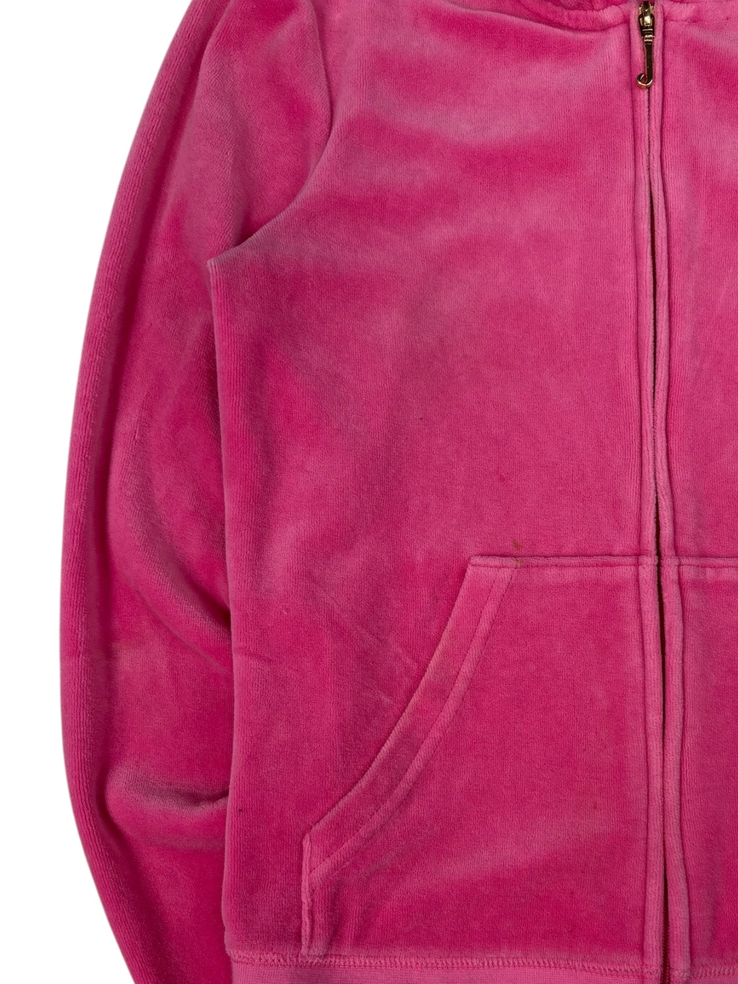 (S) Pink Embellished Juicy Couture Zip-up Hoodie