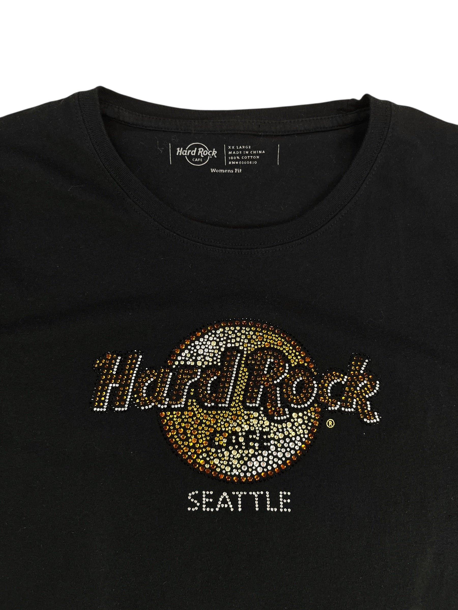 (L) Embellished Hard Rock Cafe Tee