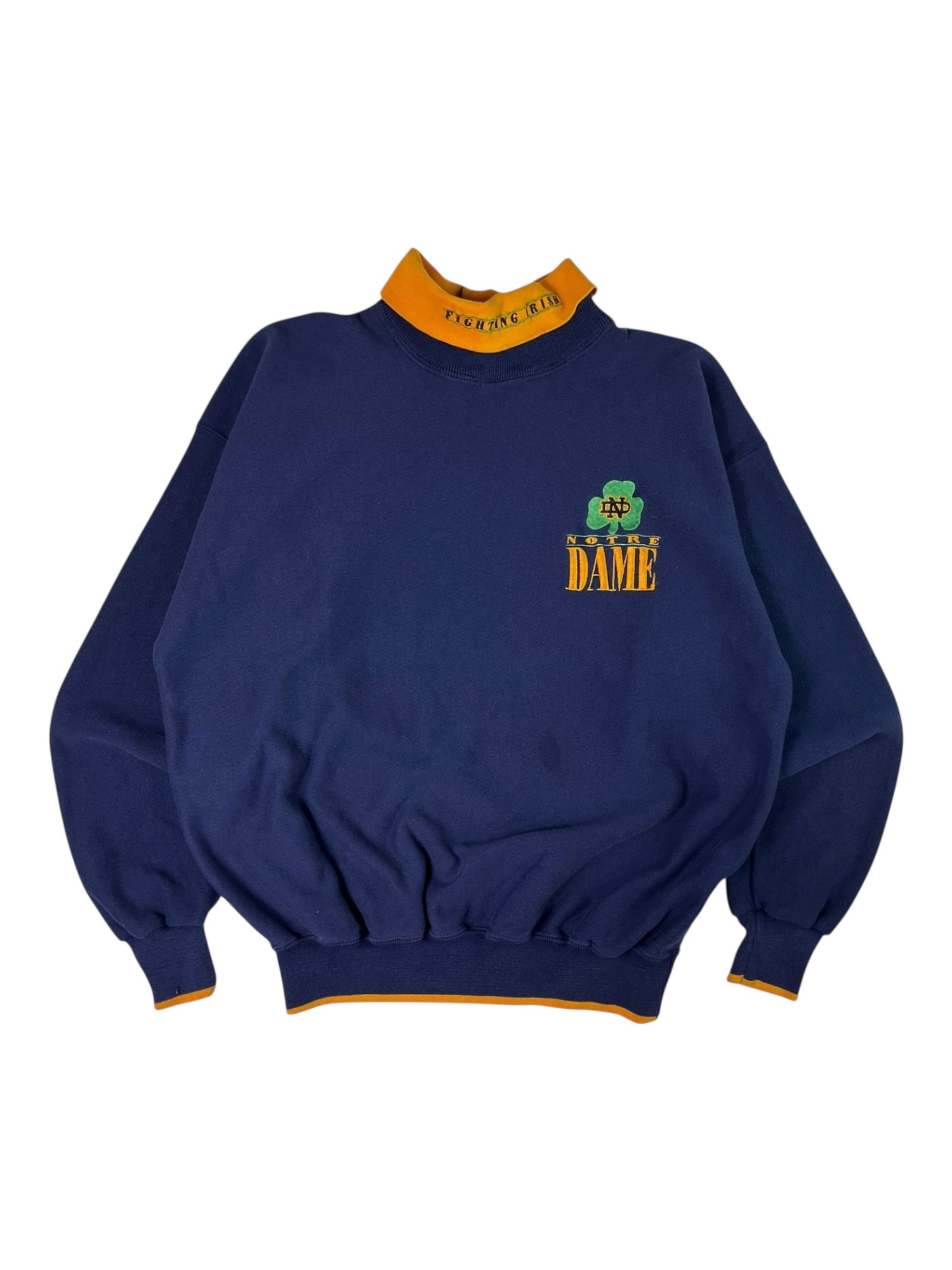 (XL) Notre Dame Turtleneck Crewneck