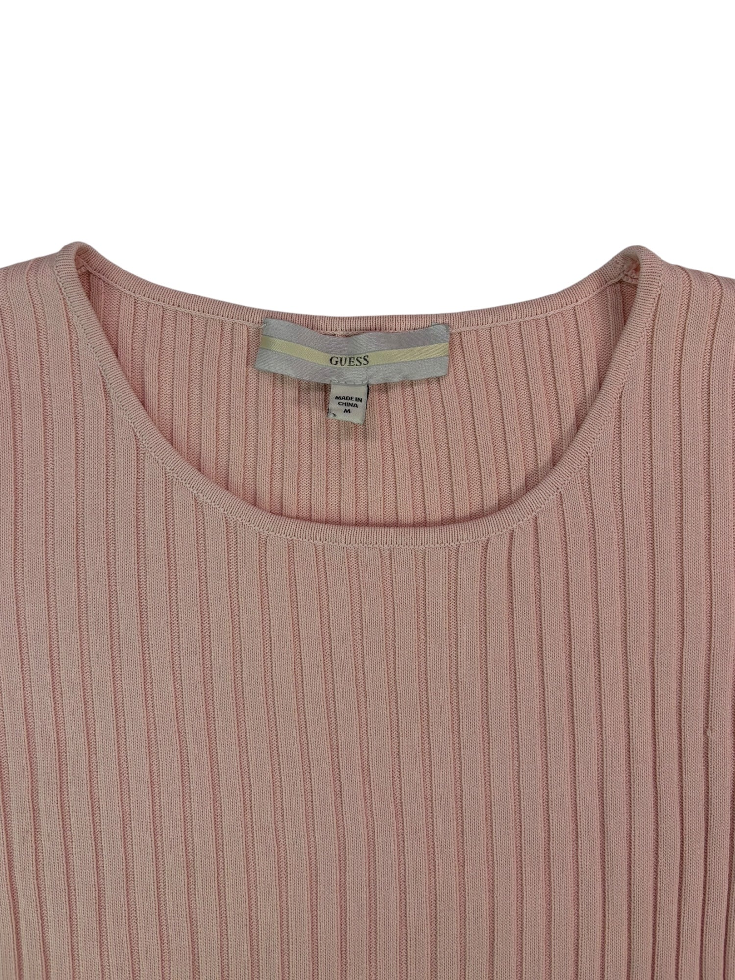 (M) Guess Baby Pink Fitted Tee