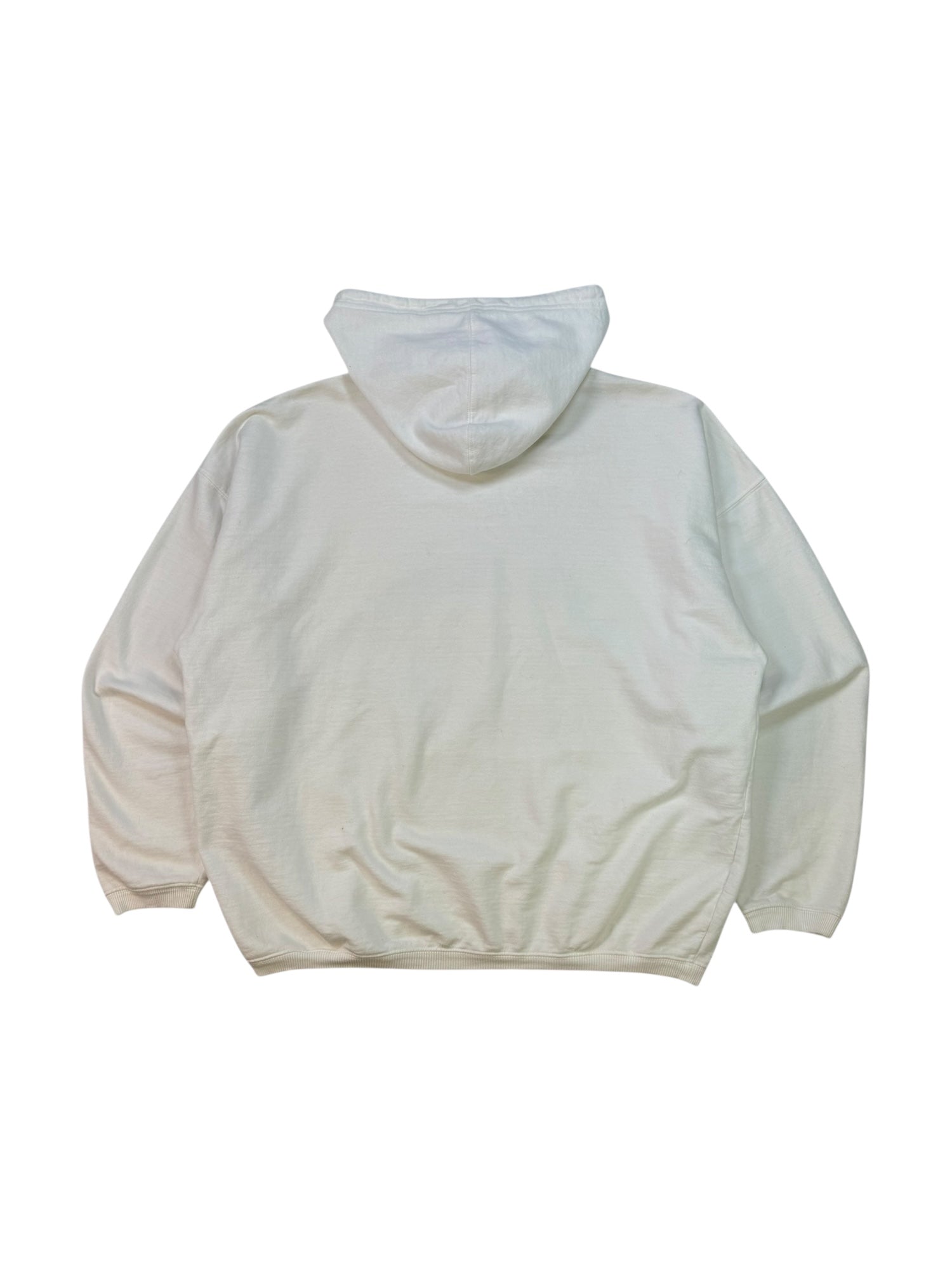 (L) B.U.M Equipment White Hoodie
