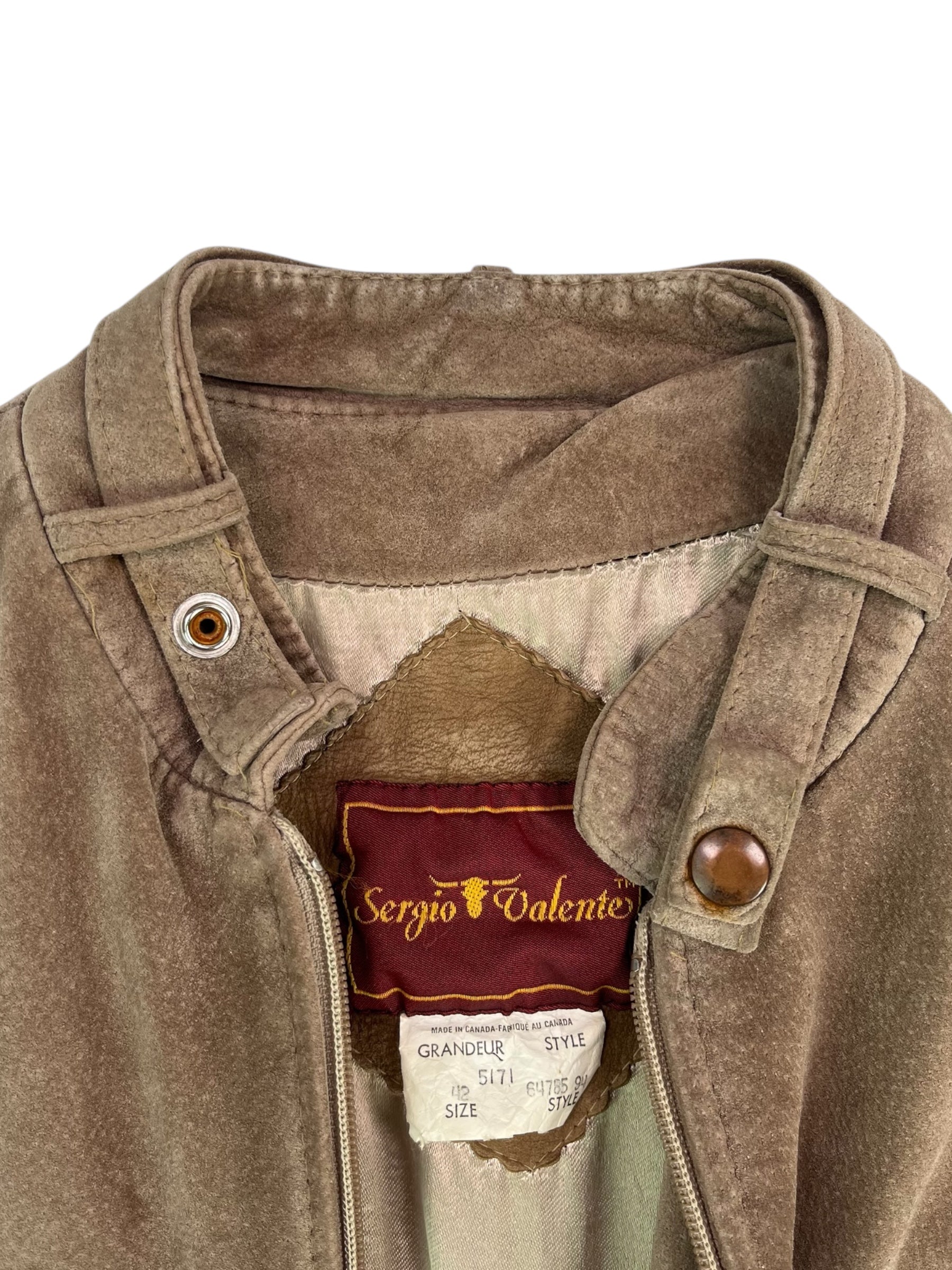 (M) Sergio Valente Vintage Leather Jacket