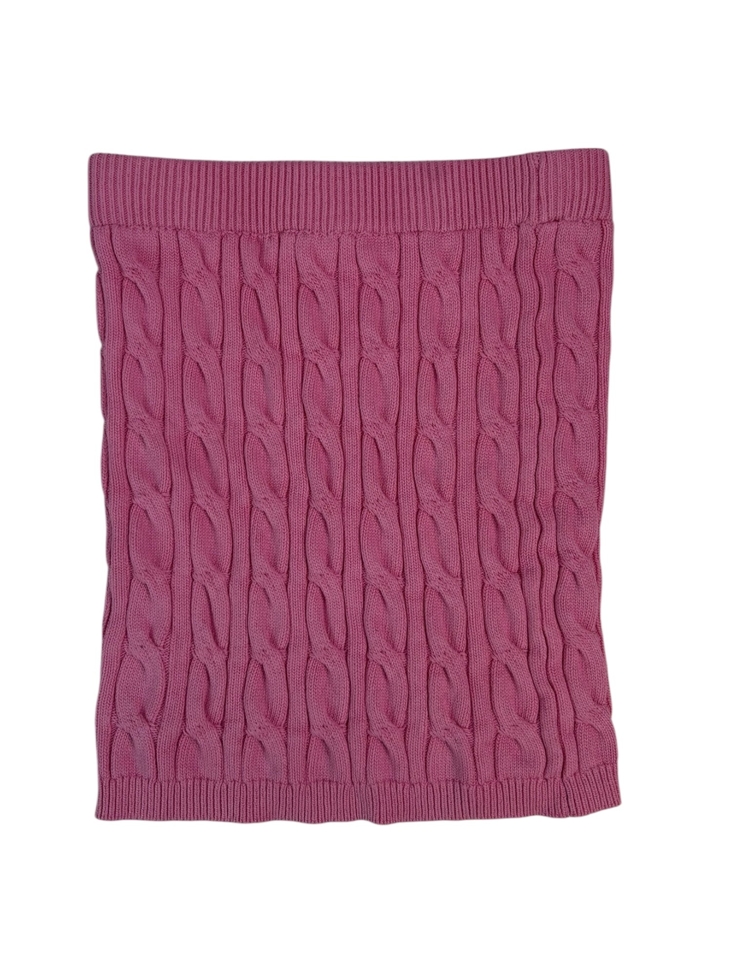 (XS) Pink Knit Tube Top