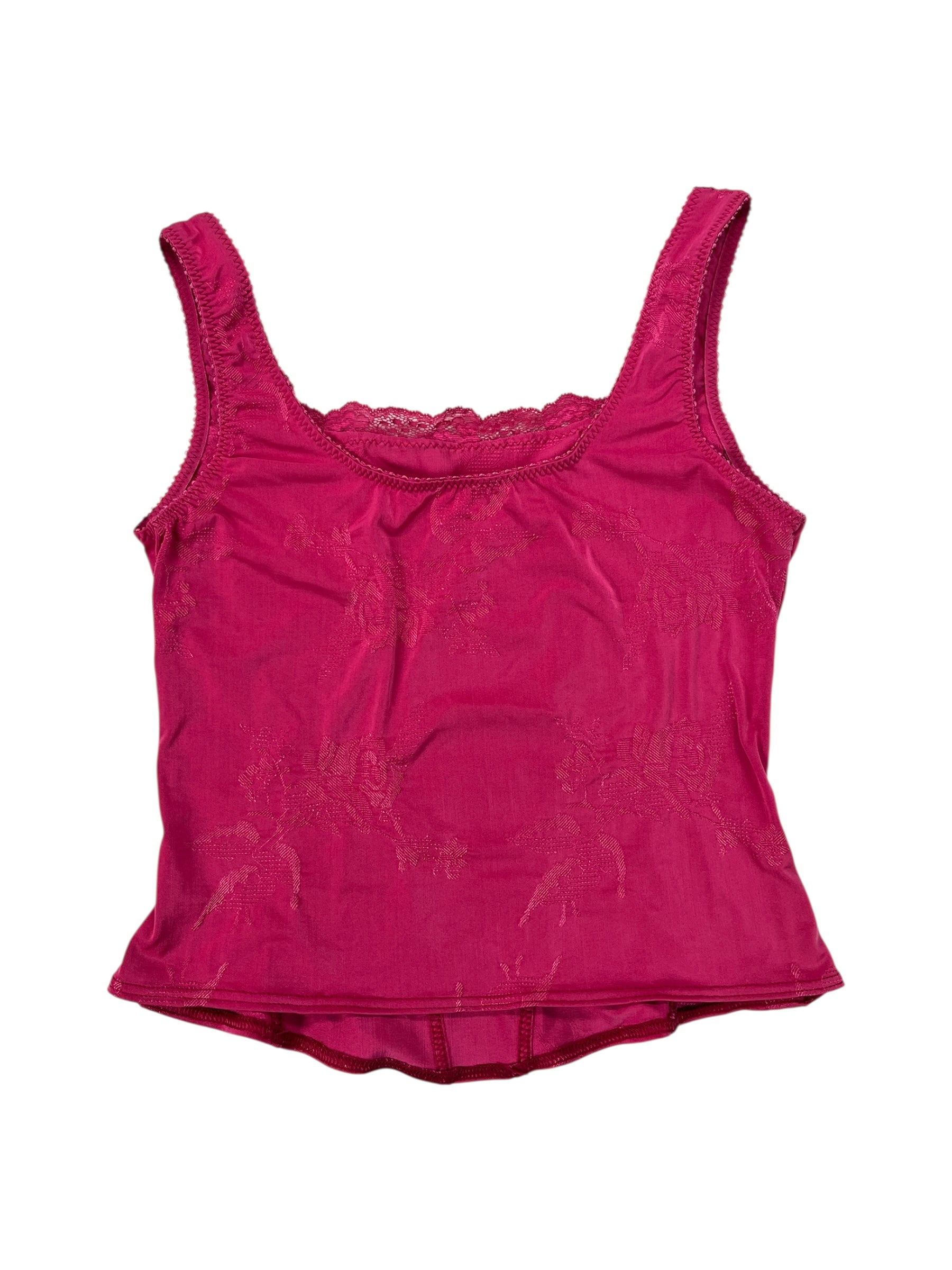 (M) Arianne Vintage Pink Bustier Top