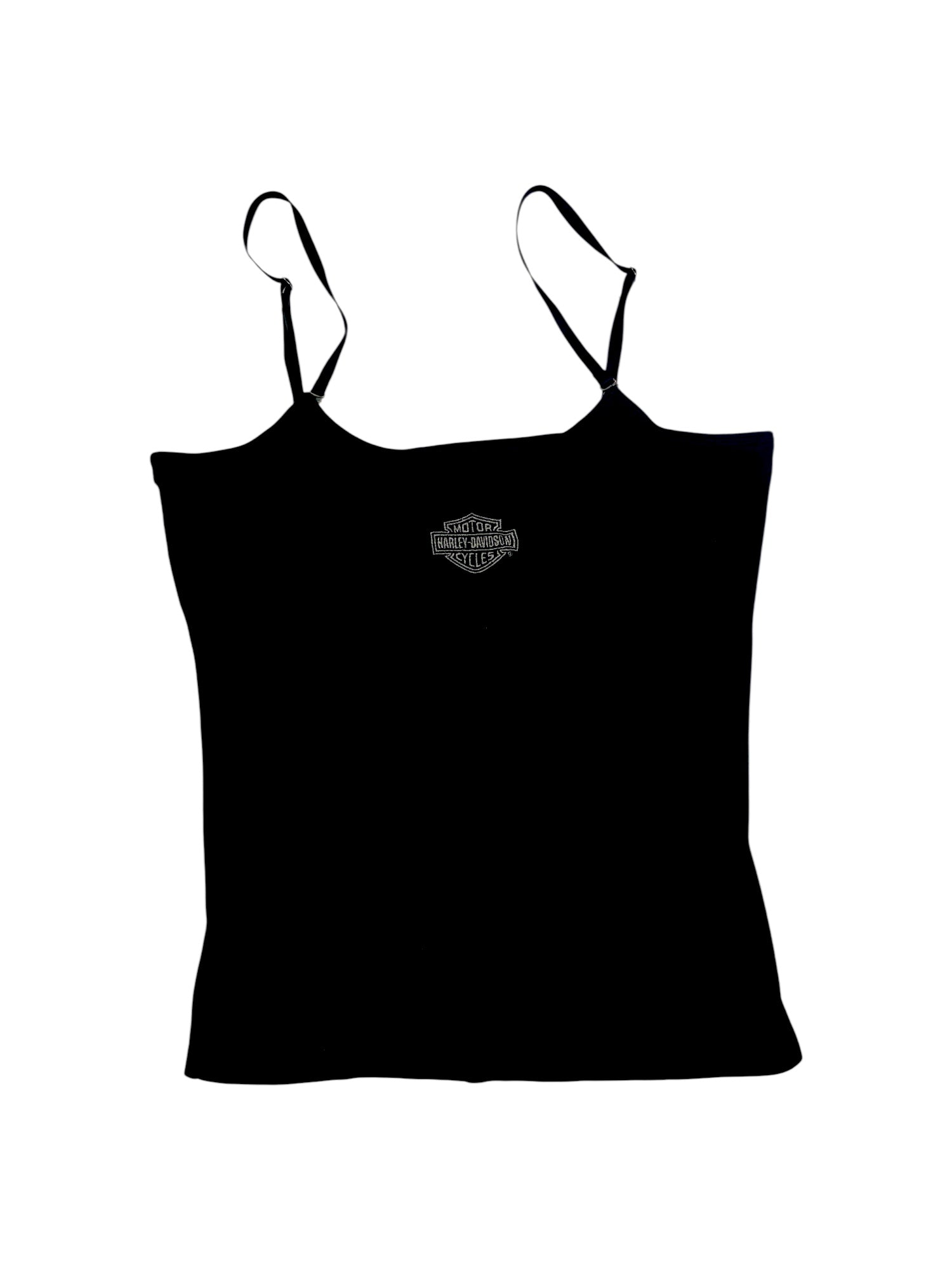 (M/L) Black Harley Davidson Tank with Built in Support