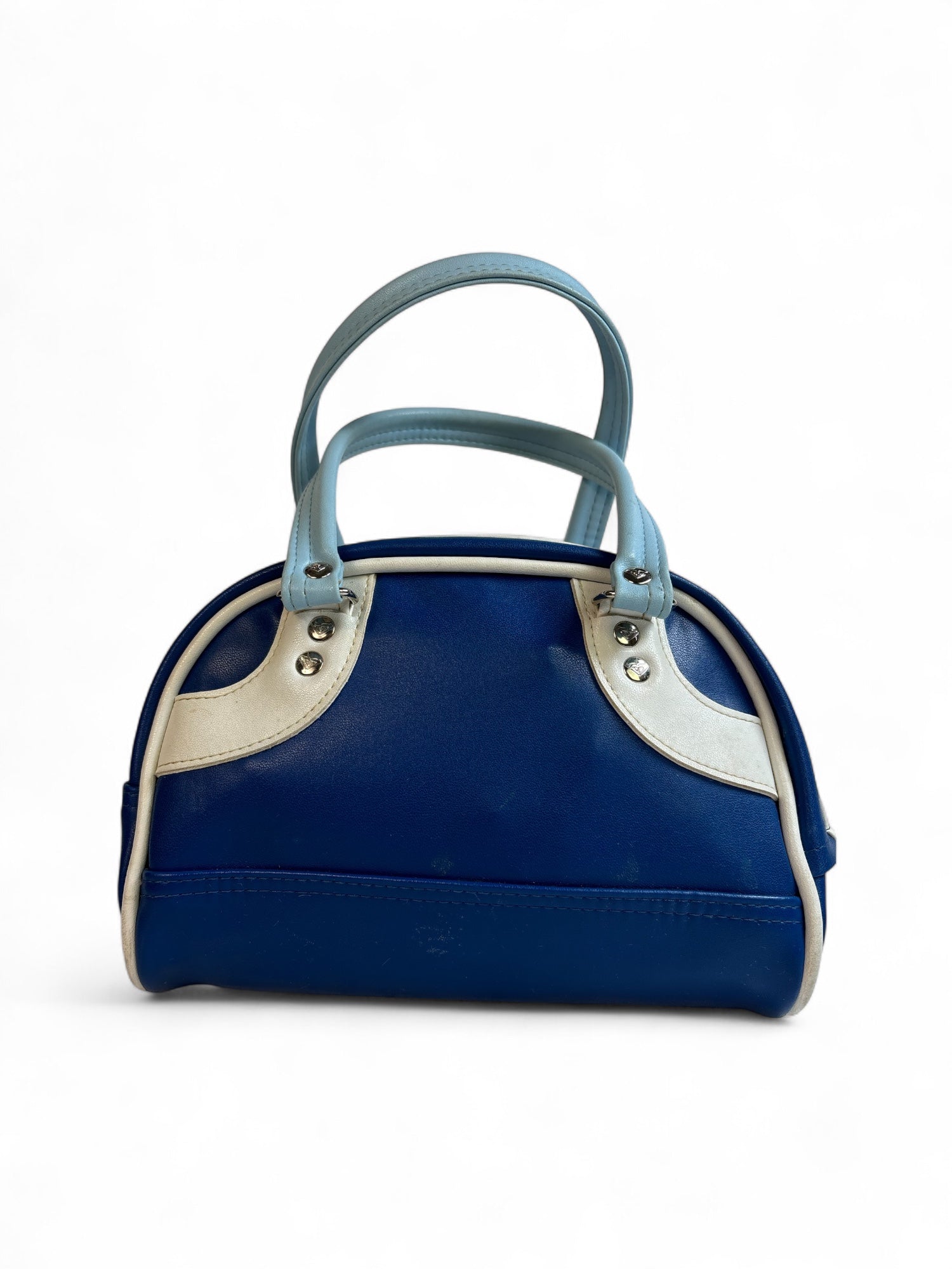 Vintage Blue & White Roxy Hangbag