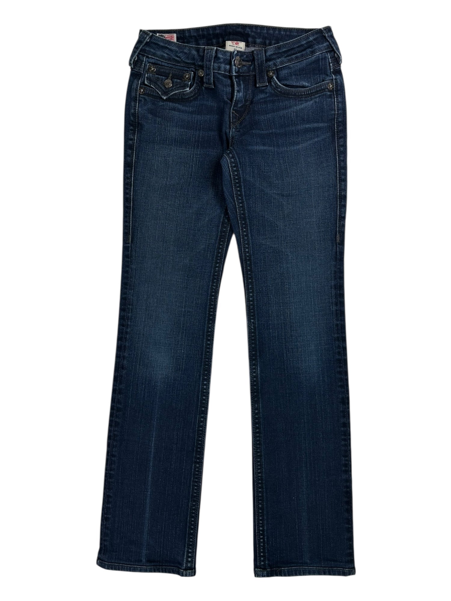 (27) True Religion Straight Leg Jeans