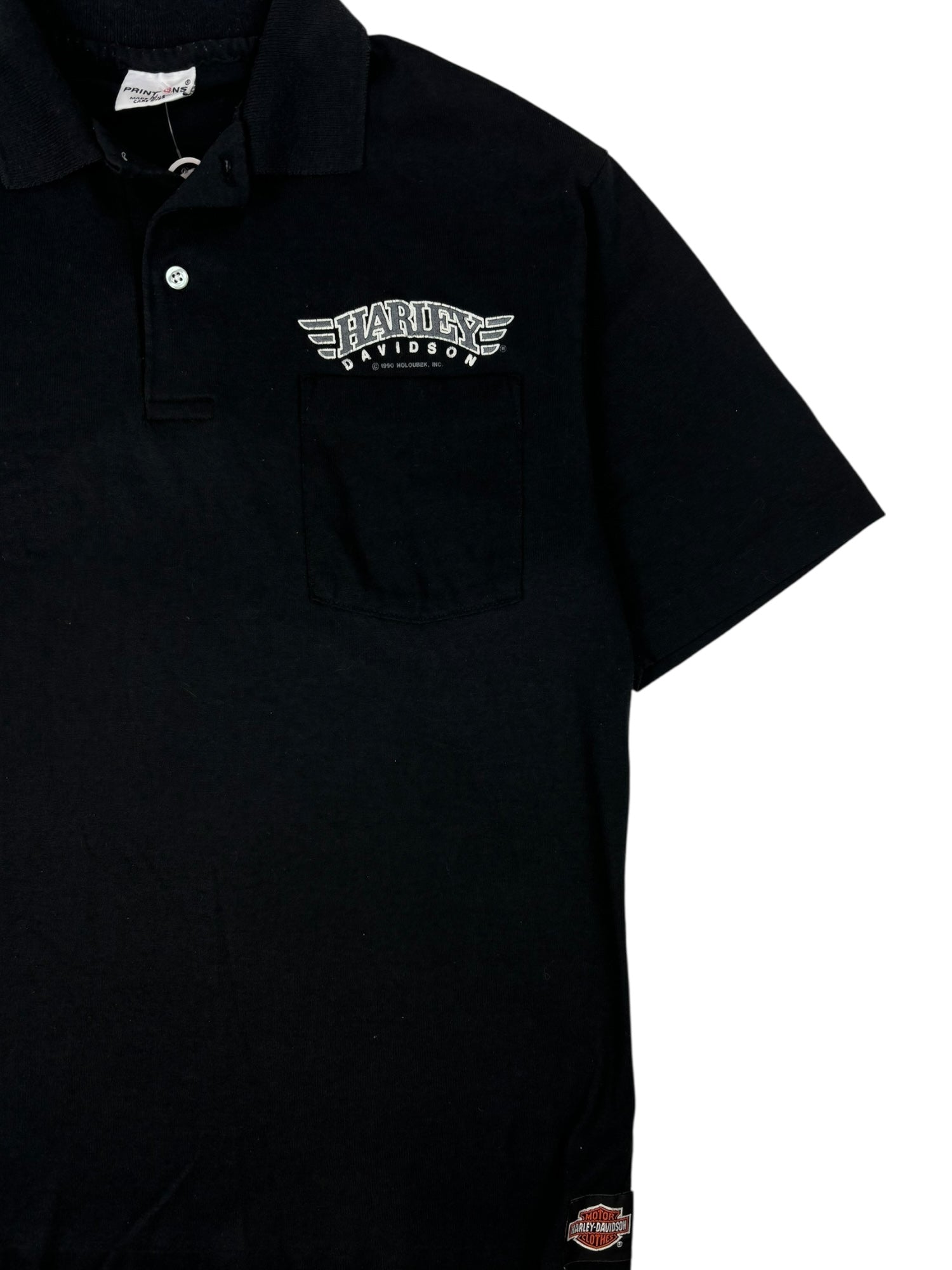 (L) Harley Davidson Polo Graphic Tee