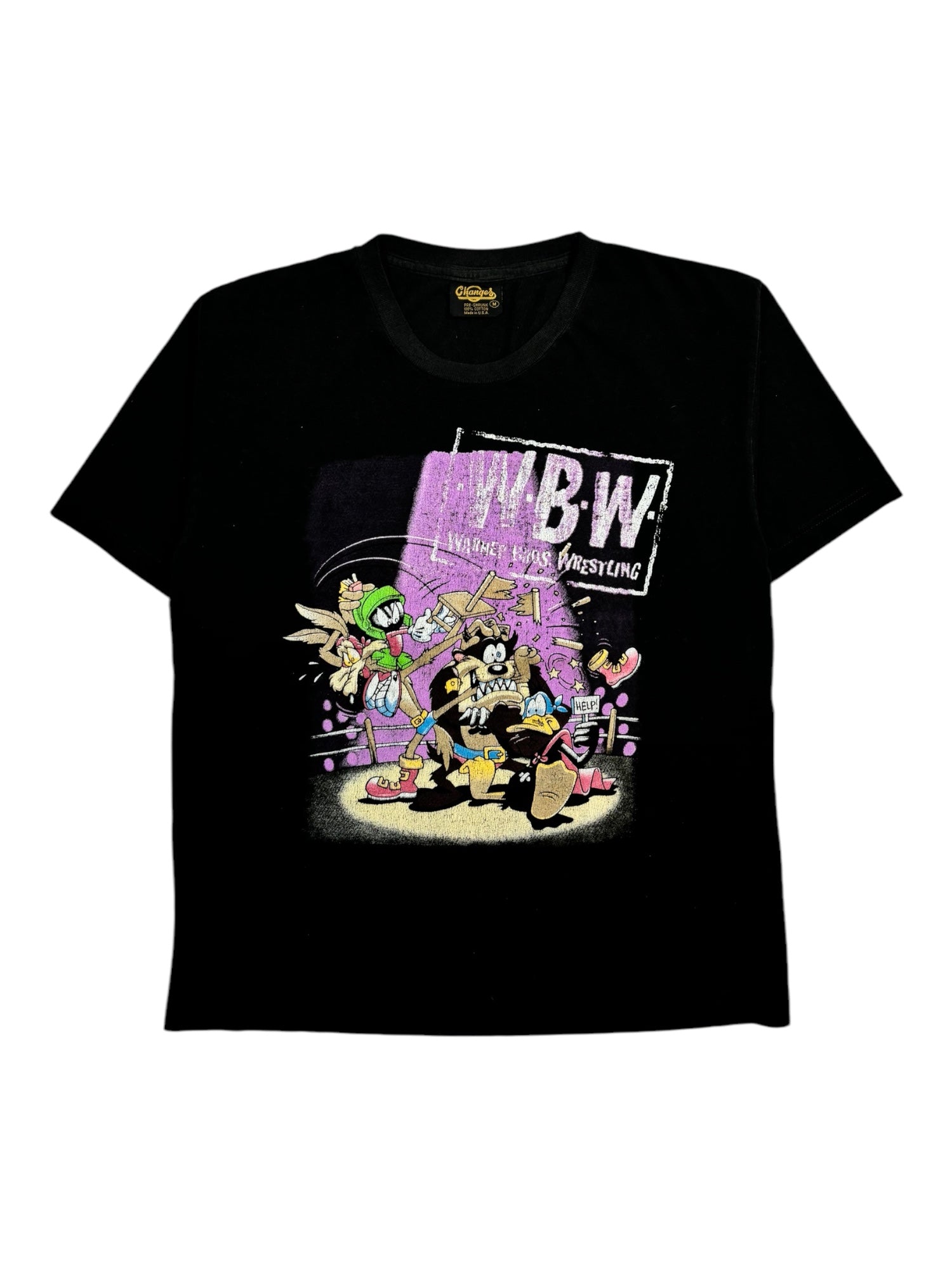 (M) Vintage Looney Tunes Wrestling Tee