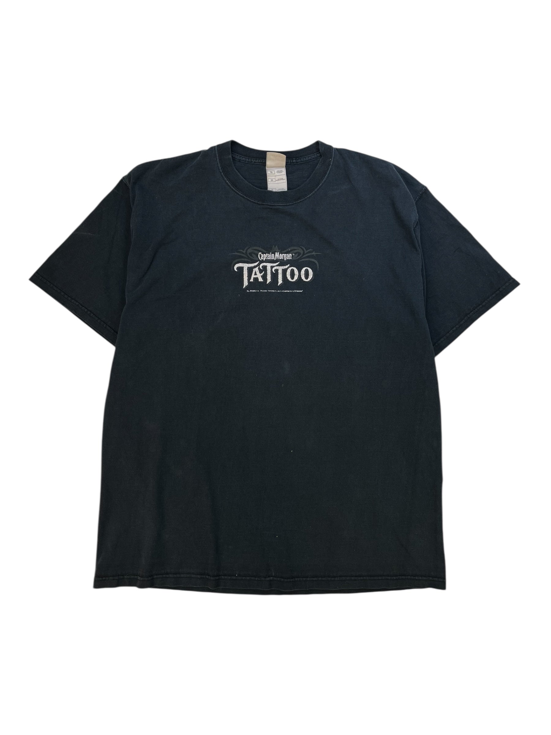 (XL) Captain Morgan Tattoo Graphic Tee