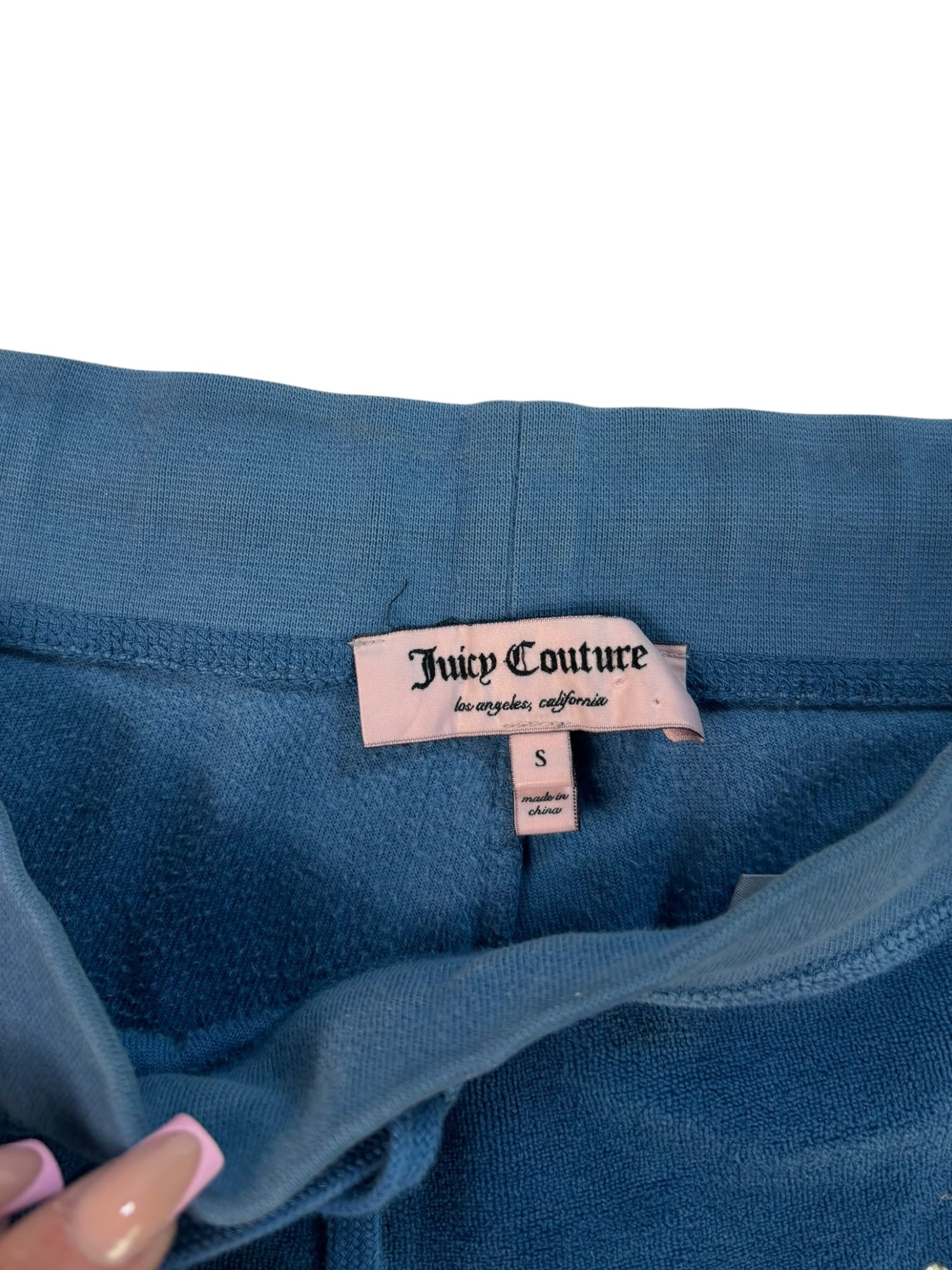 (S) Blue Juicy Printed pants
