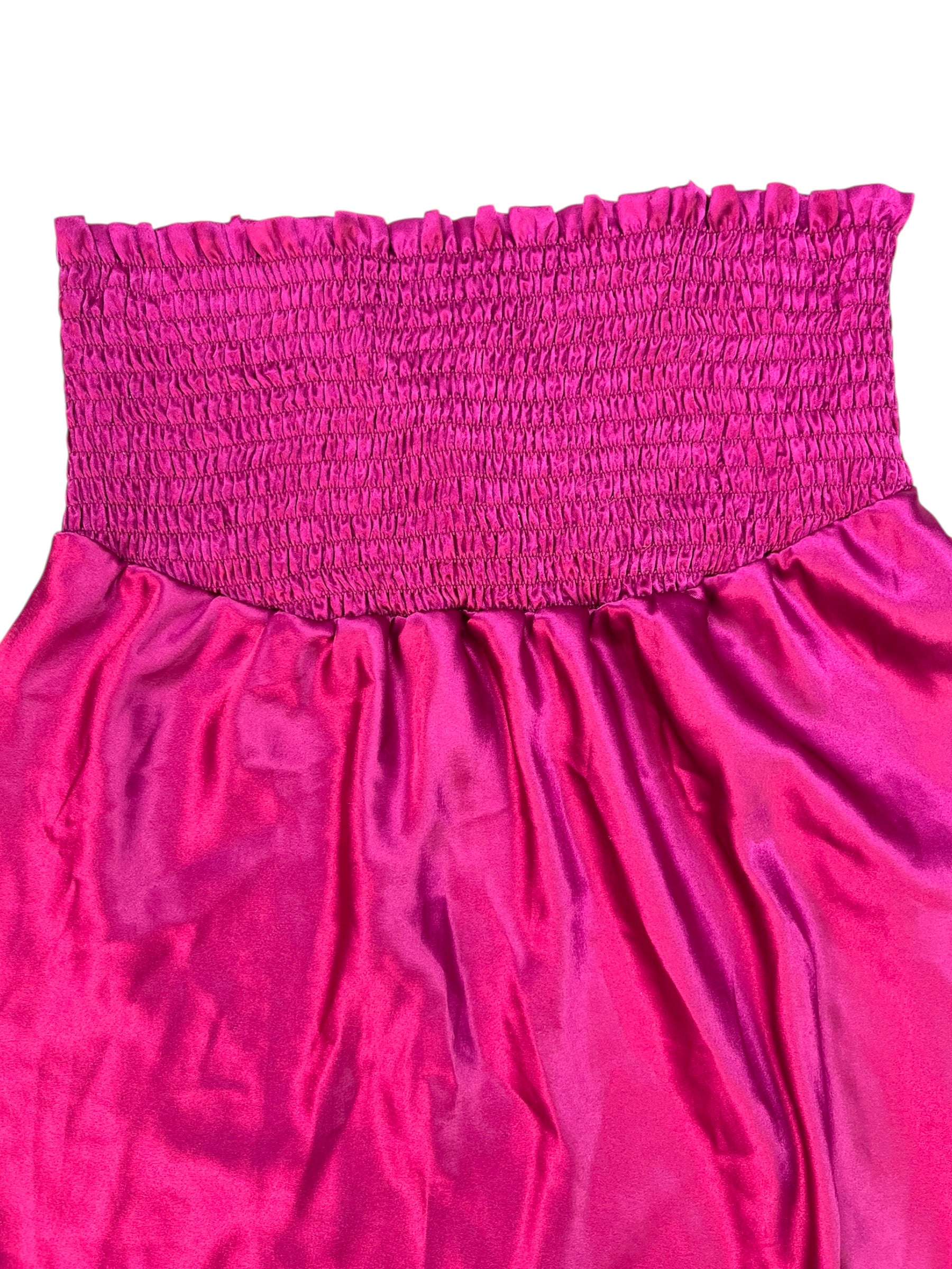 (S) La Senza Pink Satin Tube Top