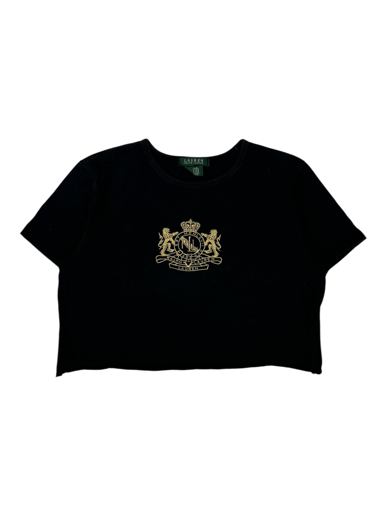 (M) Cropped Ralph Lauren Tee