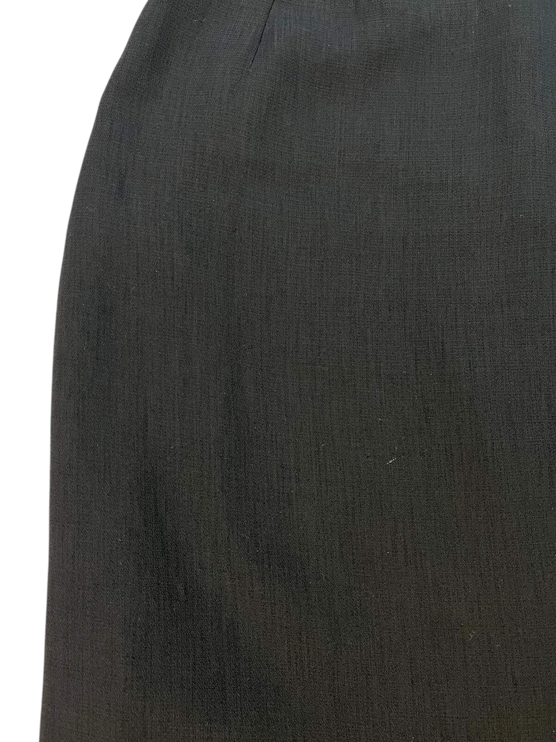 (M) Vintage Black Flowy Skirt