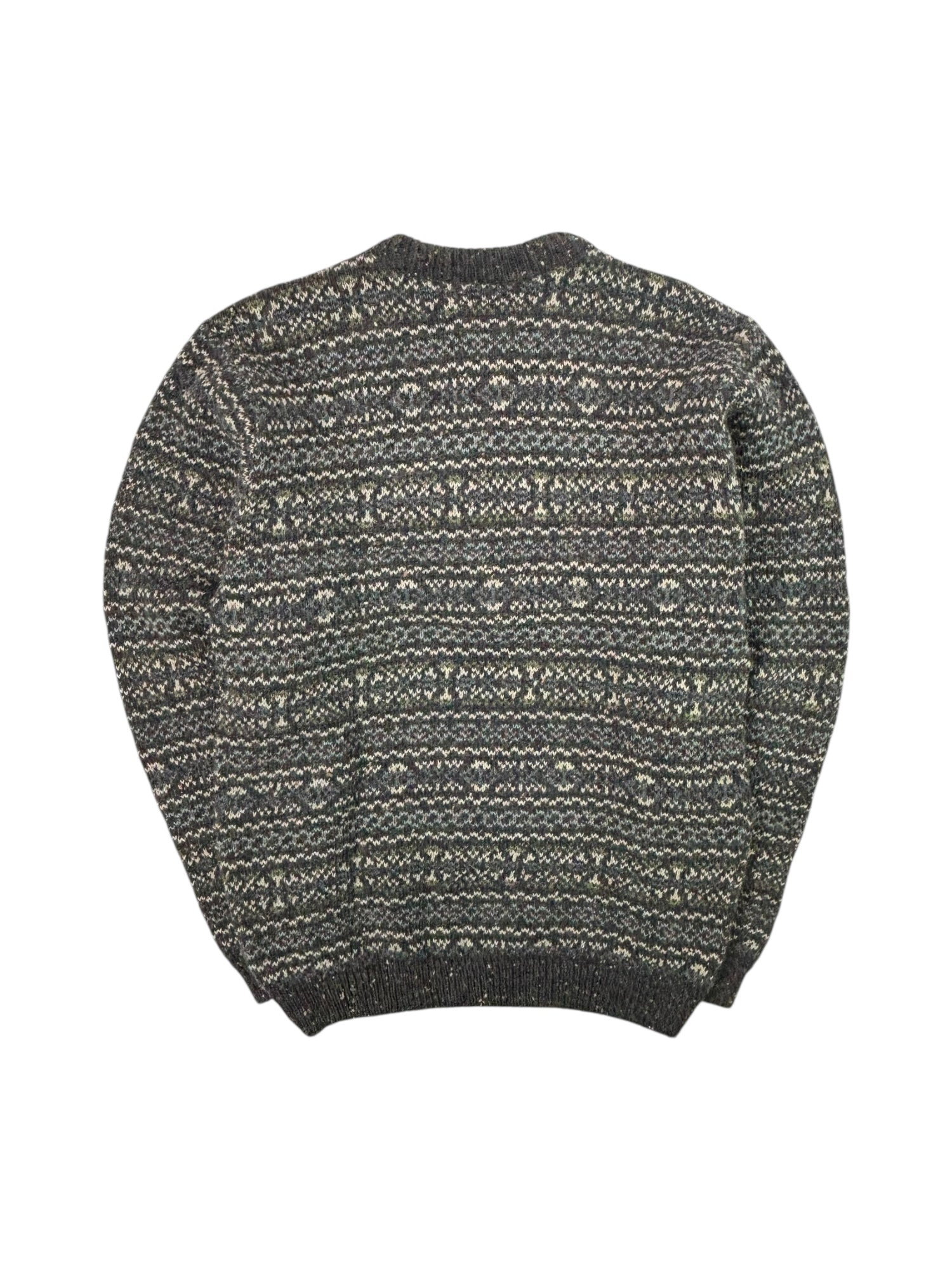 (S) London Fog Blue and Grey Knit Sweater