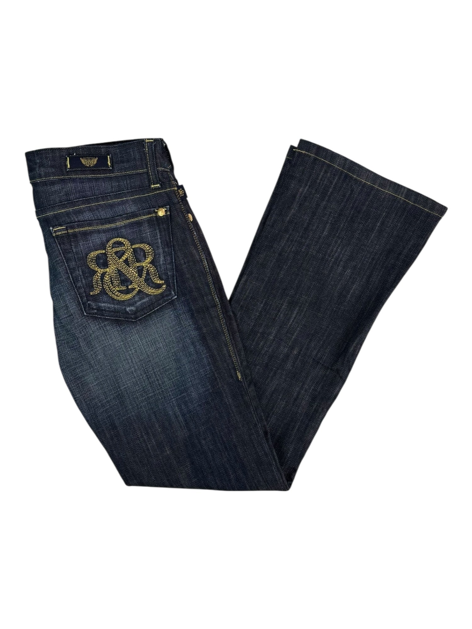 (27) Rock & Republic Dark Wash Denm Jeans