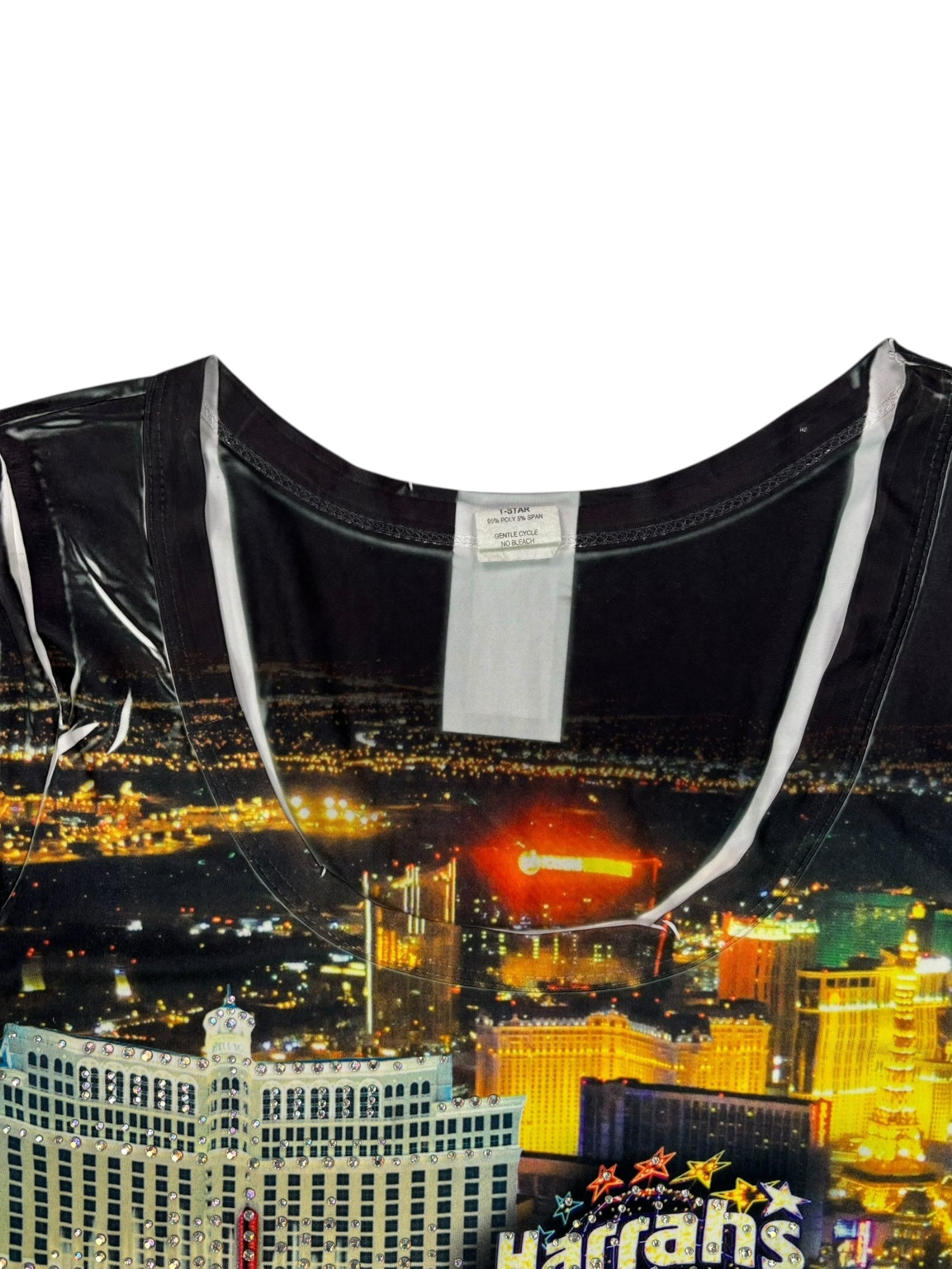 (M) Las Vegas 'Harrahs' Embellished Tee