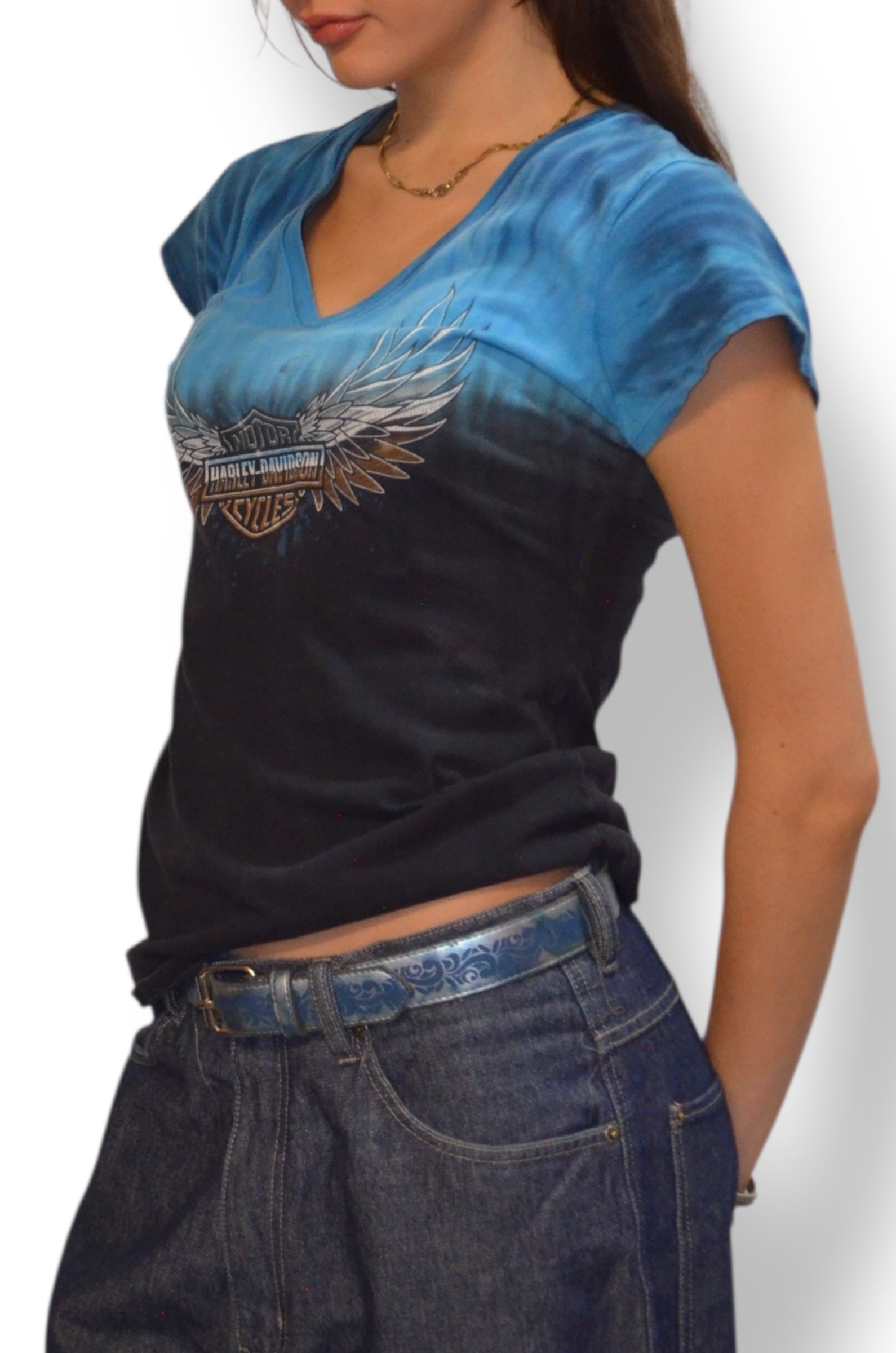 (M) Victoria Harley Davidson Tee