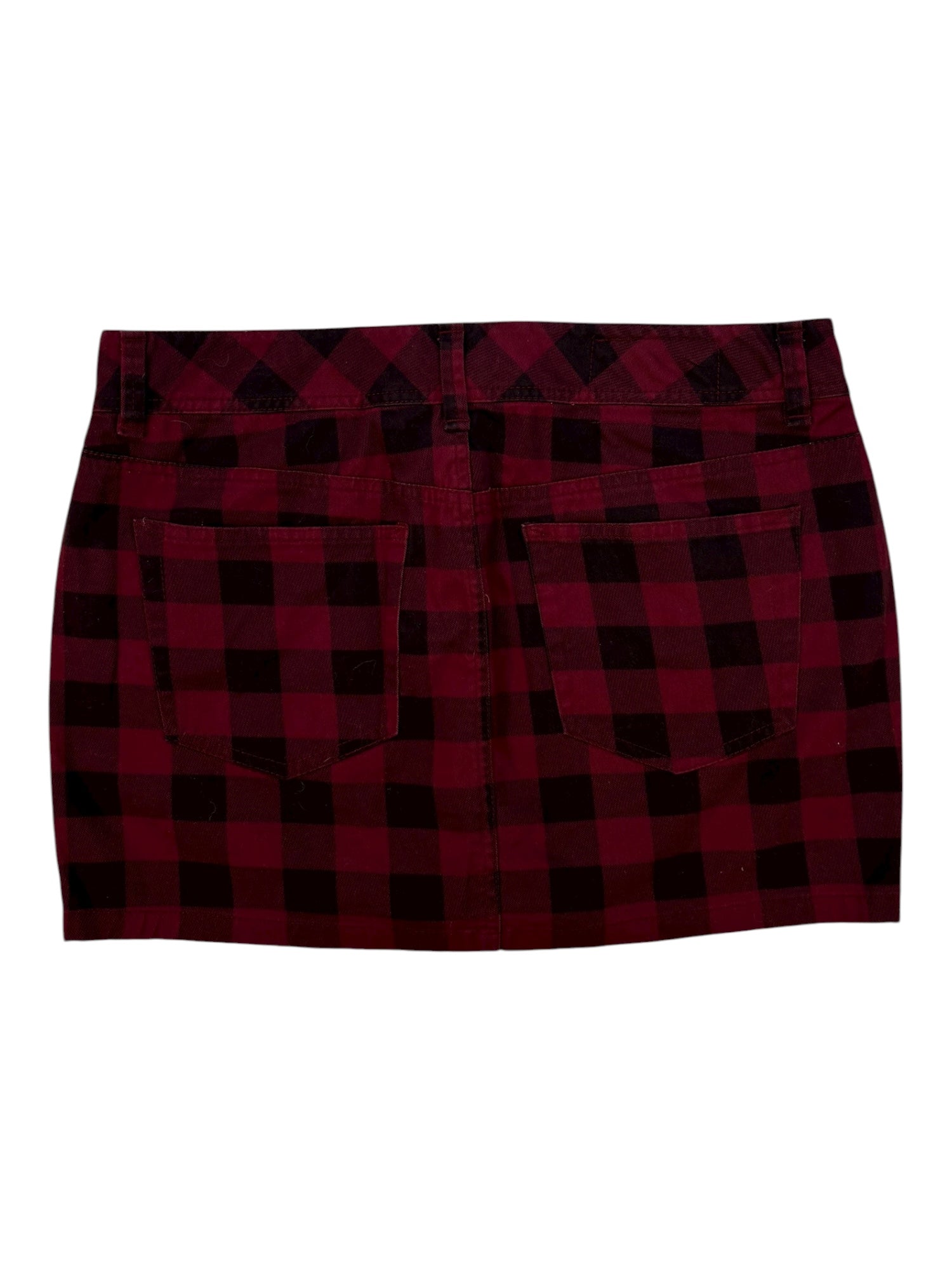 (32) Miley Cyrus X Max Azria Plaid Mini Skirt