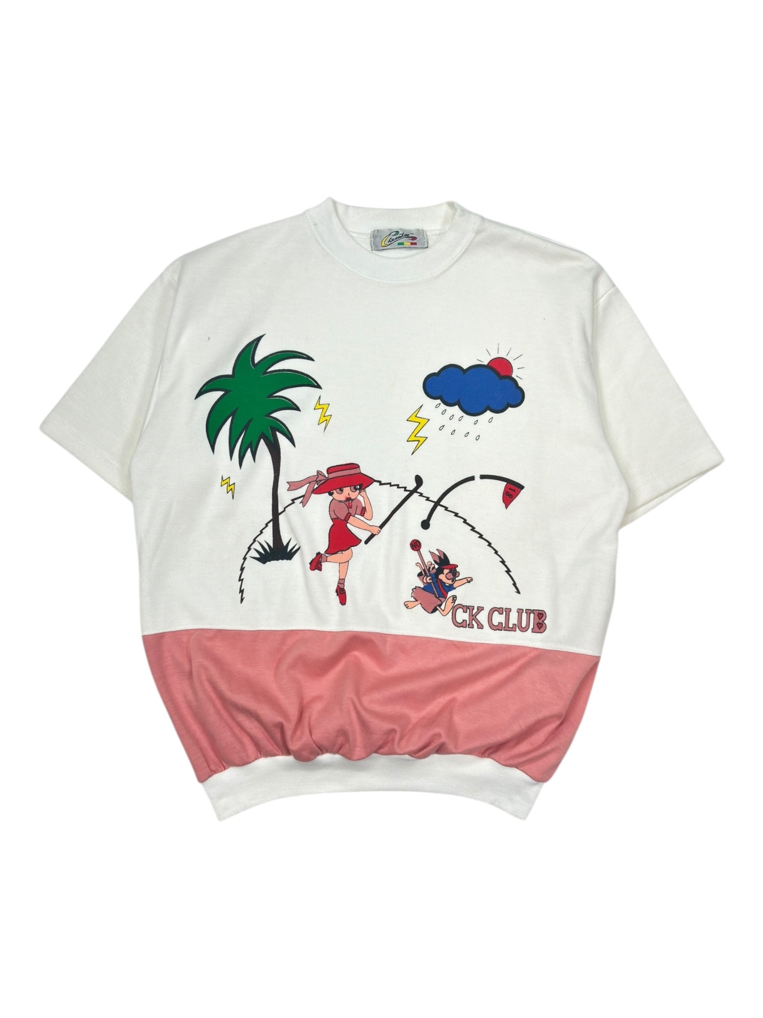 (M) Betty Boop Golf Short Sleeve Crew
