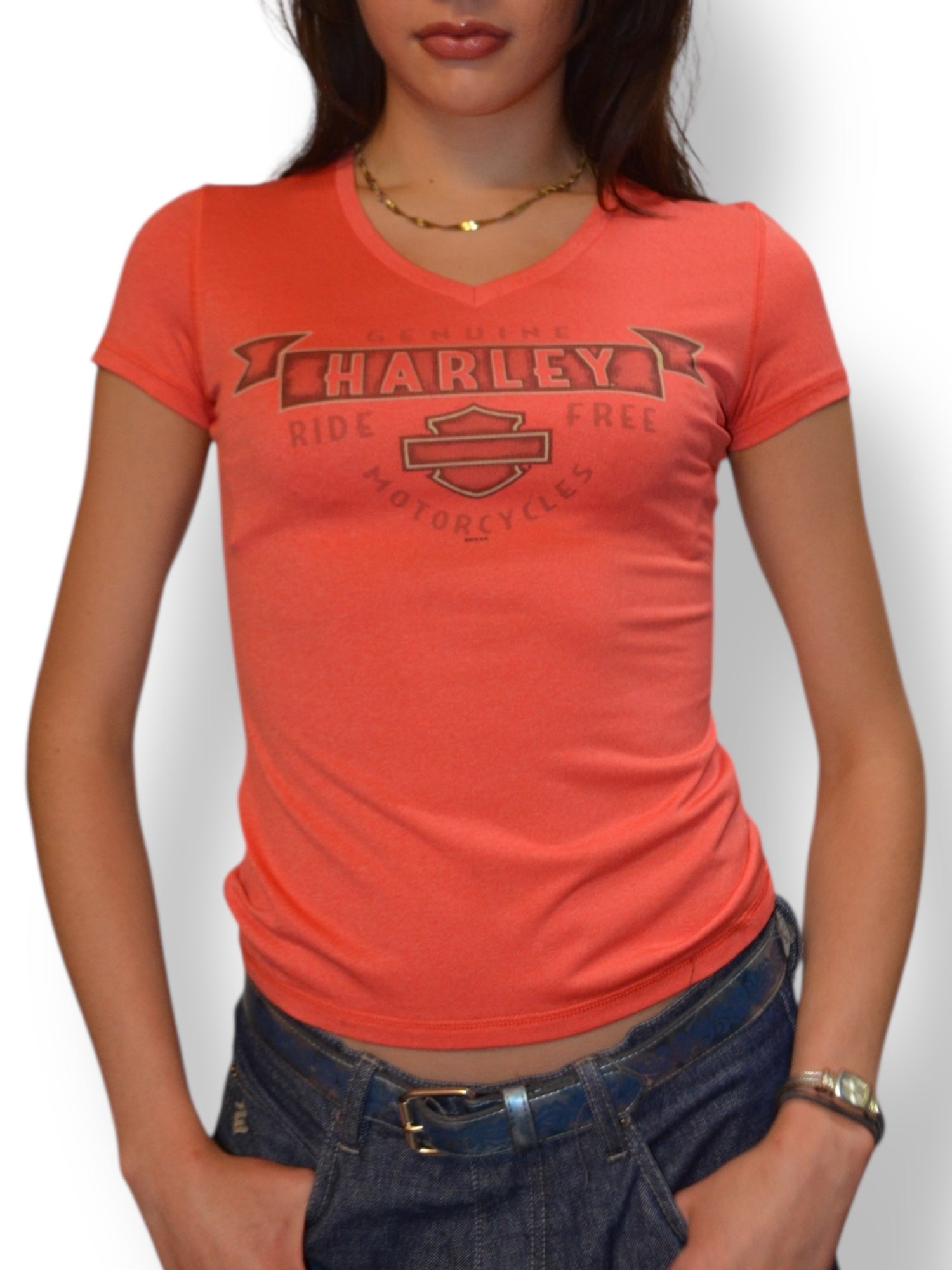 (XS) Boston Harley Davidson Tee