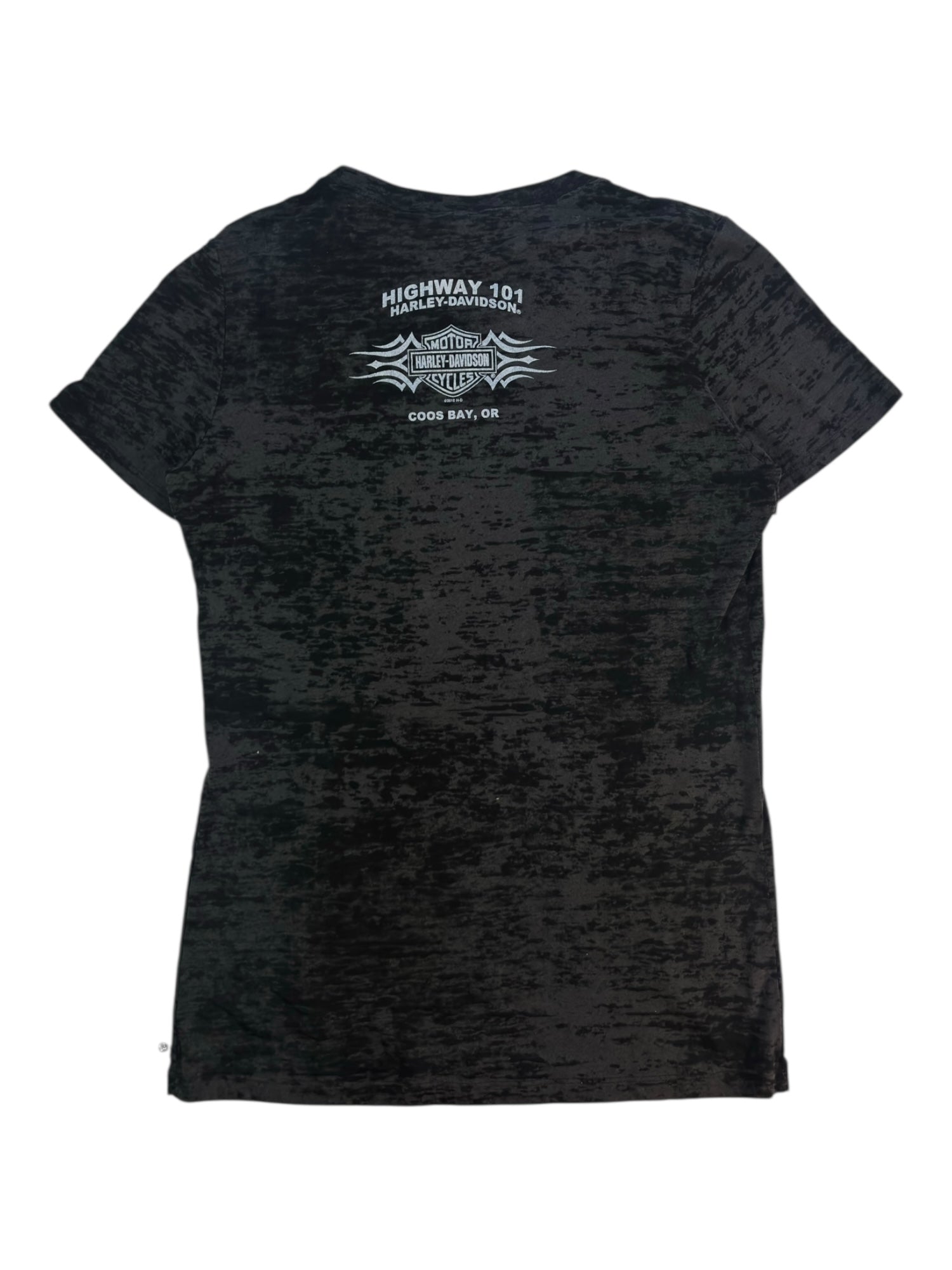 (S) Coos Bay Burnout Style Harley Davidson Tee