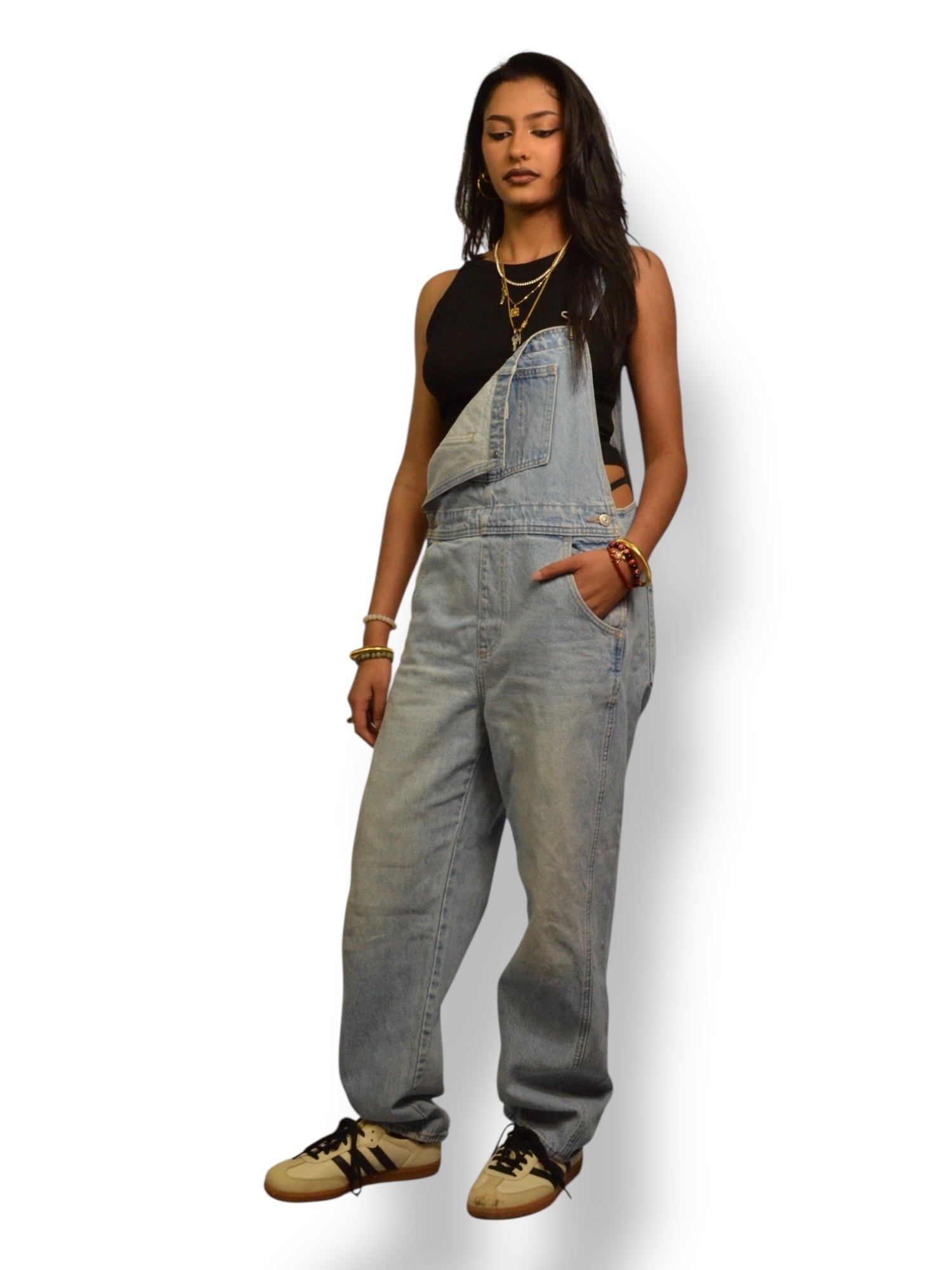 (M) Light Wash Levi’s Denim Overalls