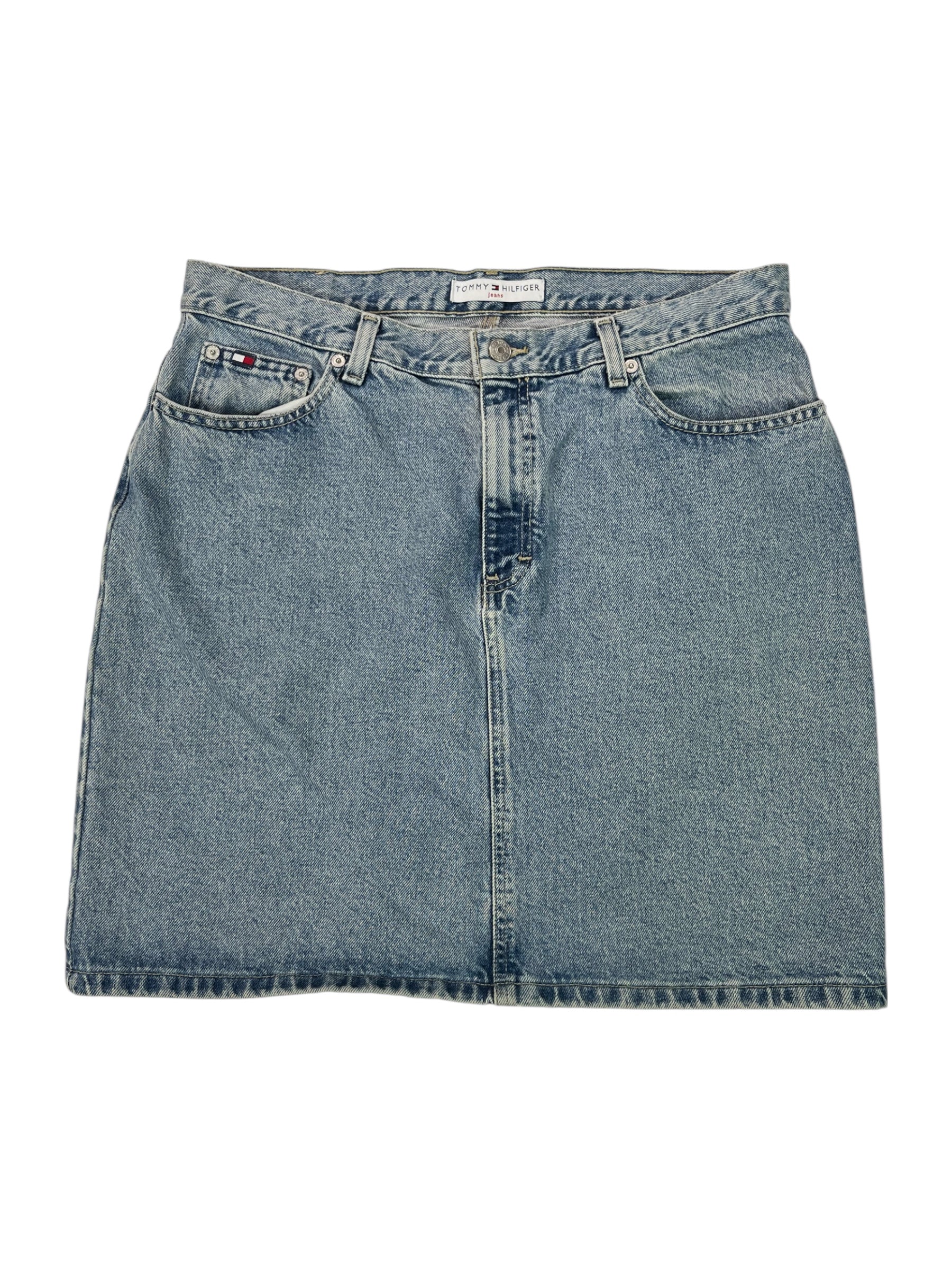 (34) Tommy Hilfiger Lightwash Denim Skirt