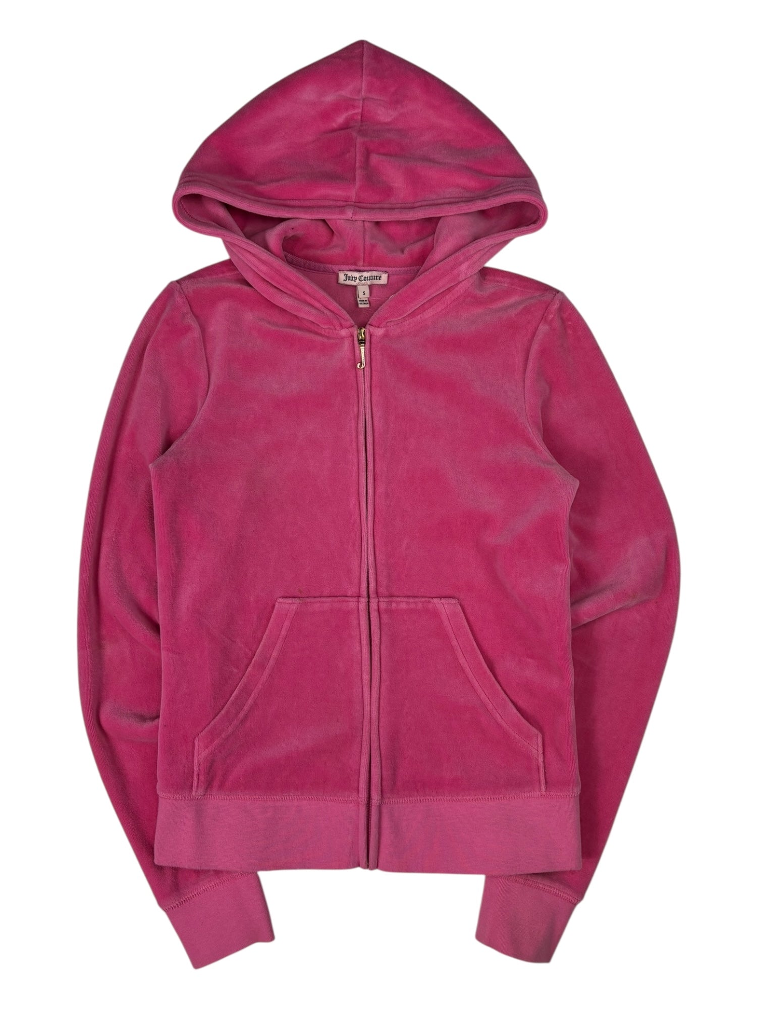(S) Pink Embellished Juicy Couture Zip-up Hoodie