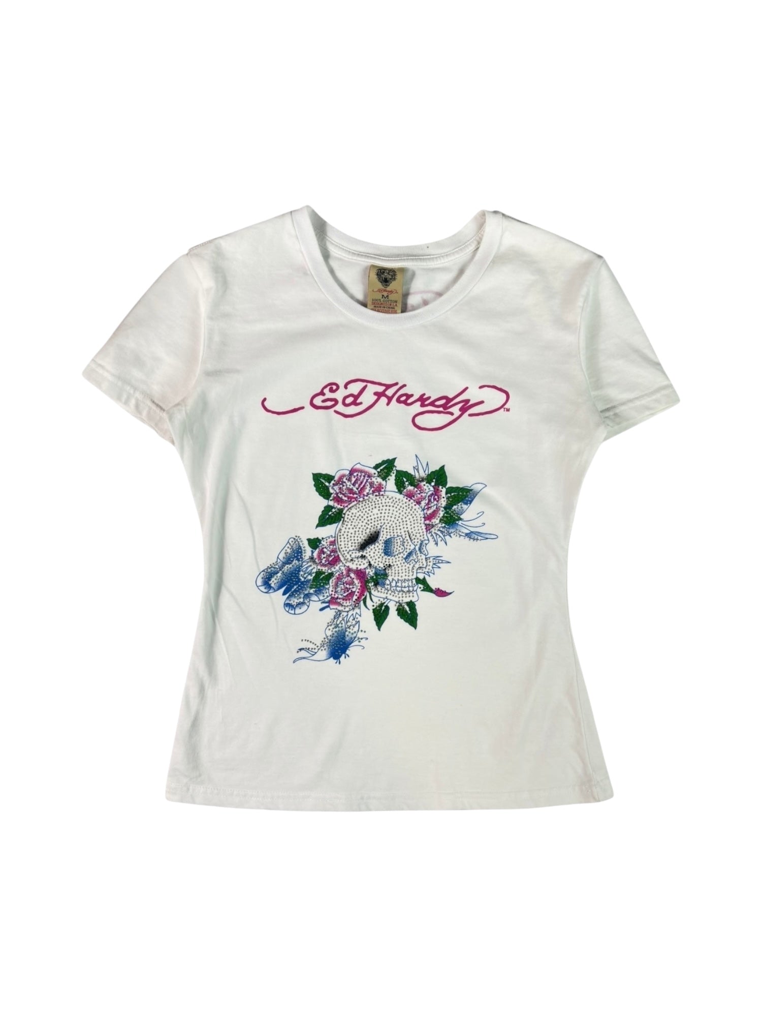 (M) Ed Hardy Embellished Tee