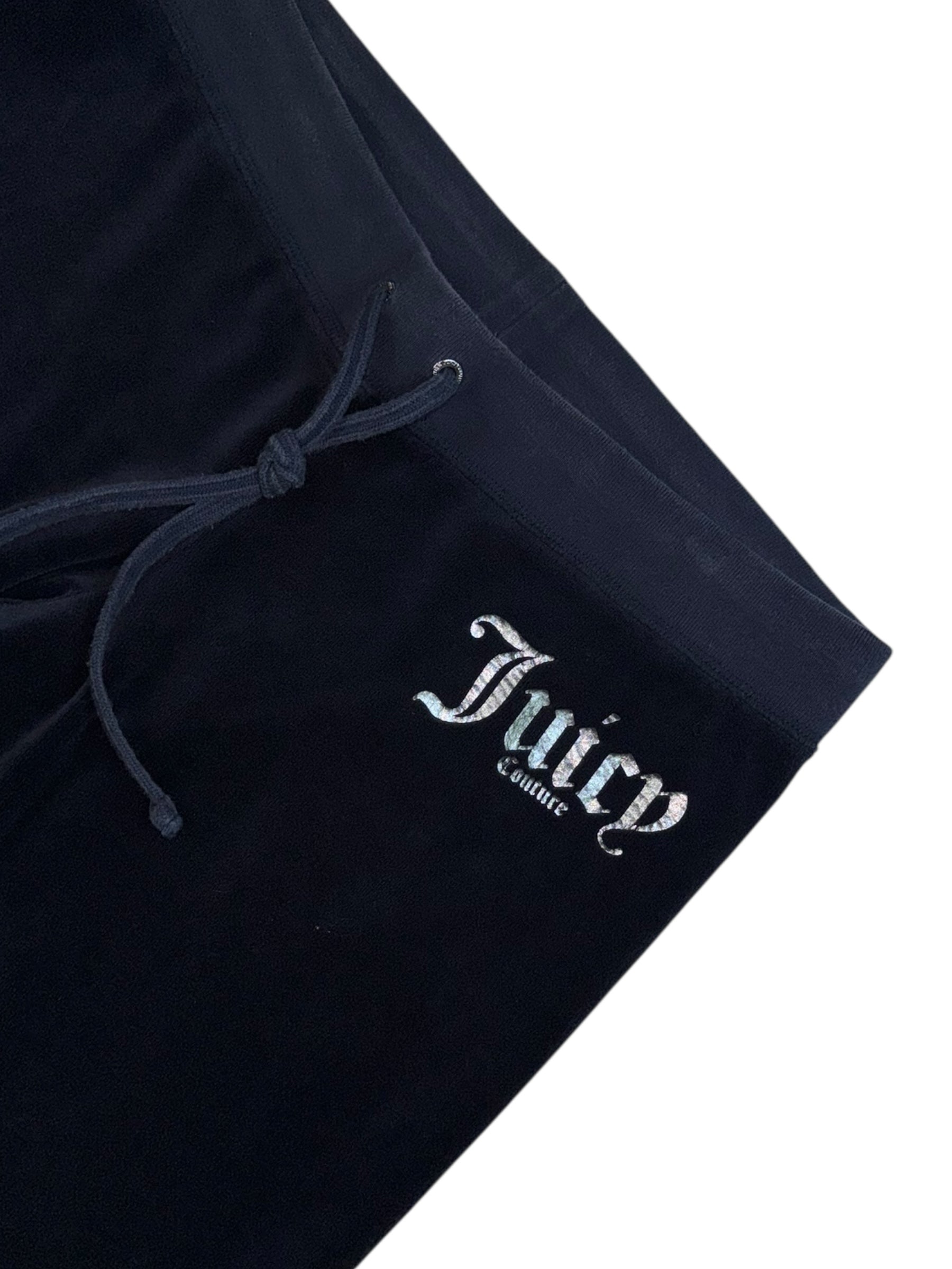 (S) Dark Purple Printed Juicy Couture Velour Pants
