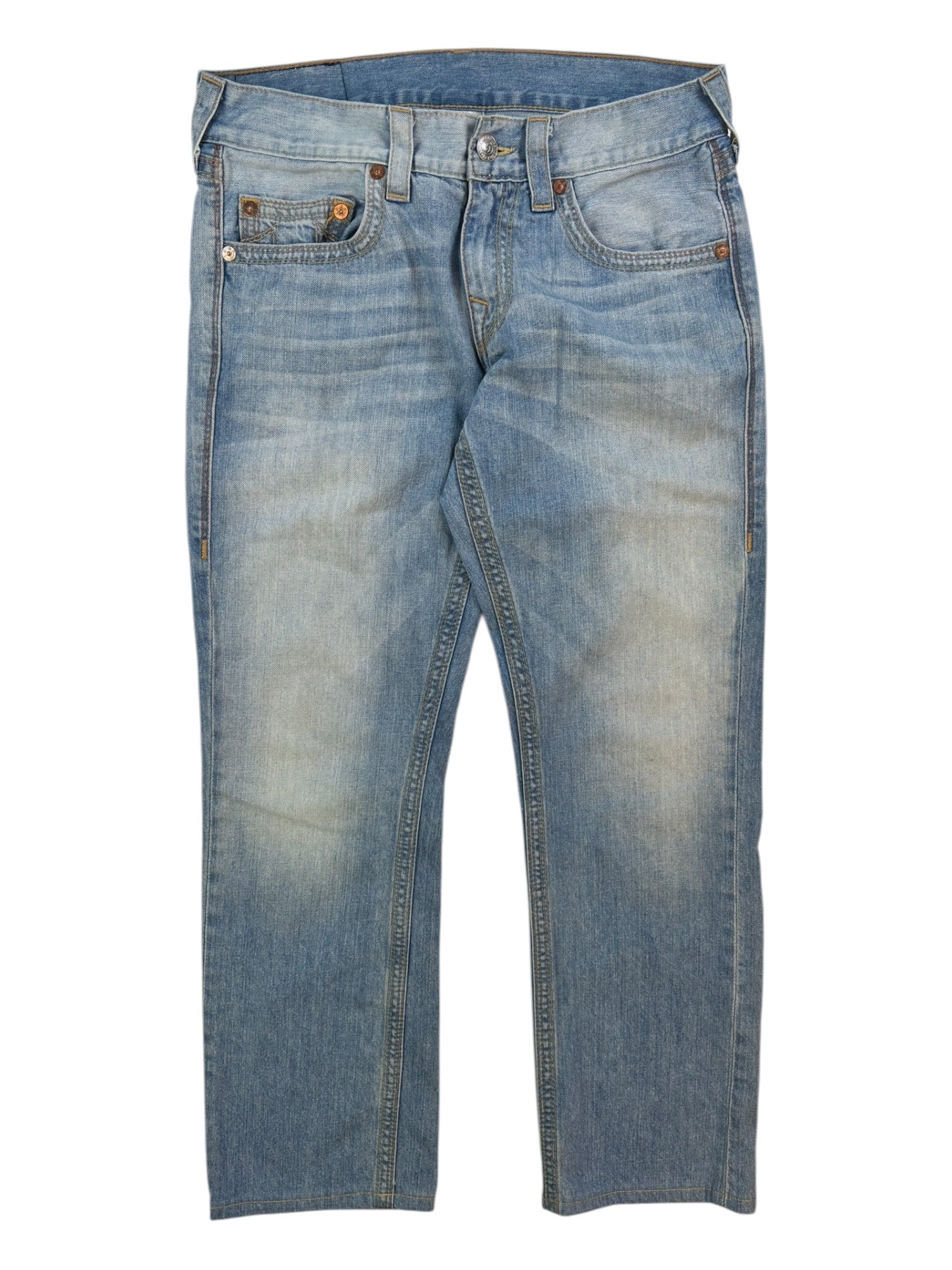 31) True Religion Light Wash Straight Leg Jeans – Sweet Like
