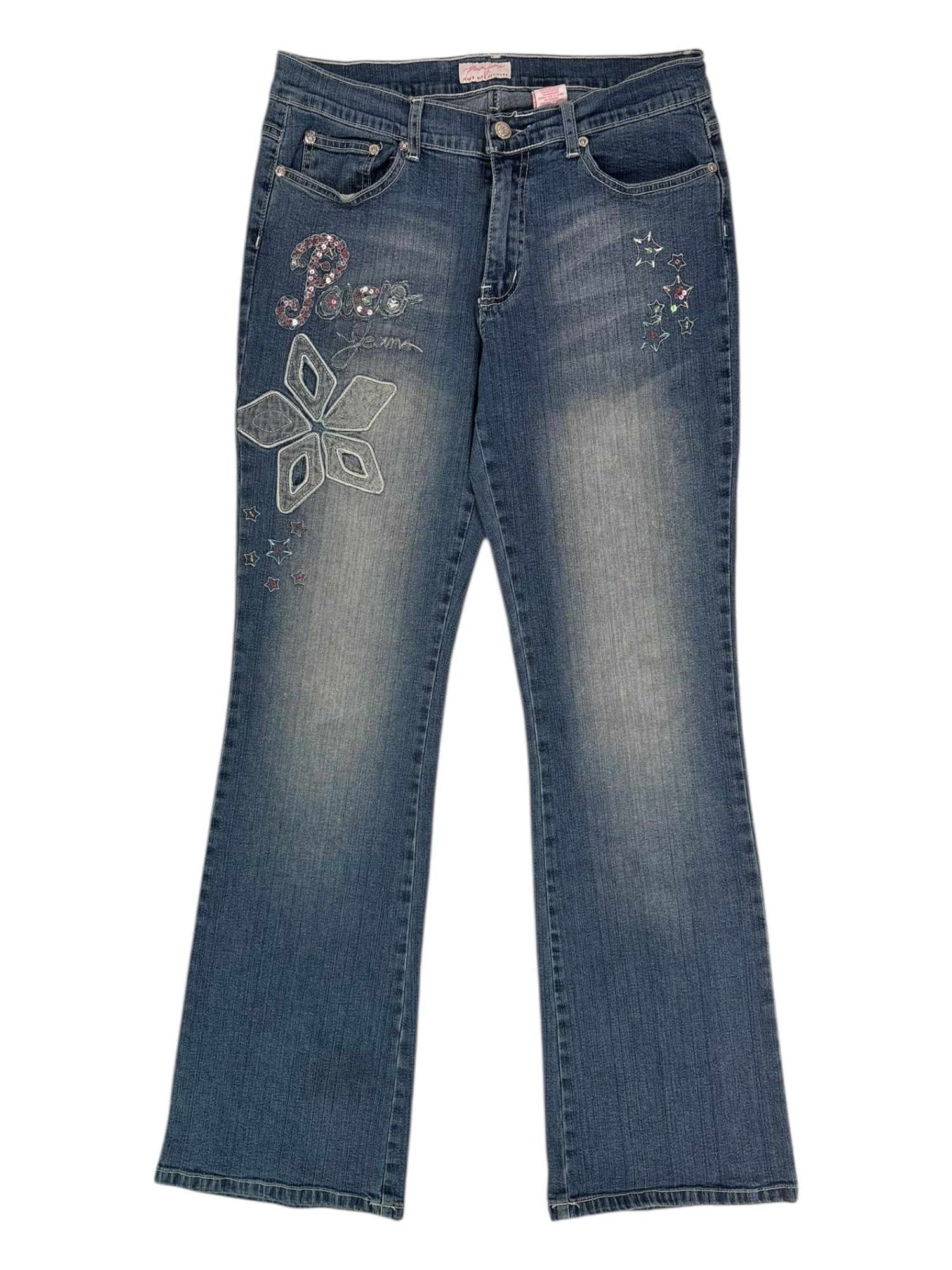 (30) Poco Jeans Sequins Bootcut Jeans