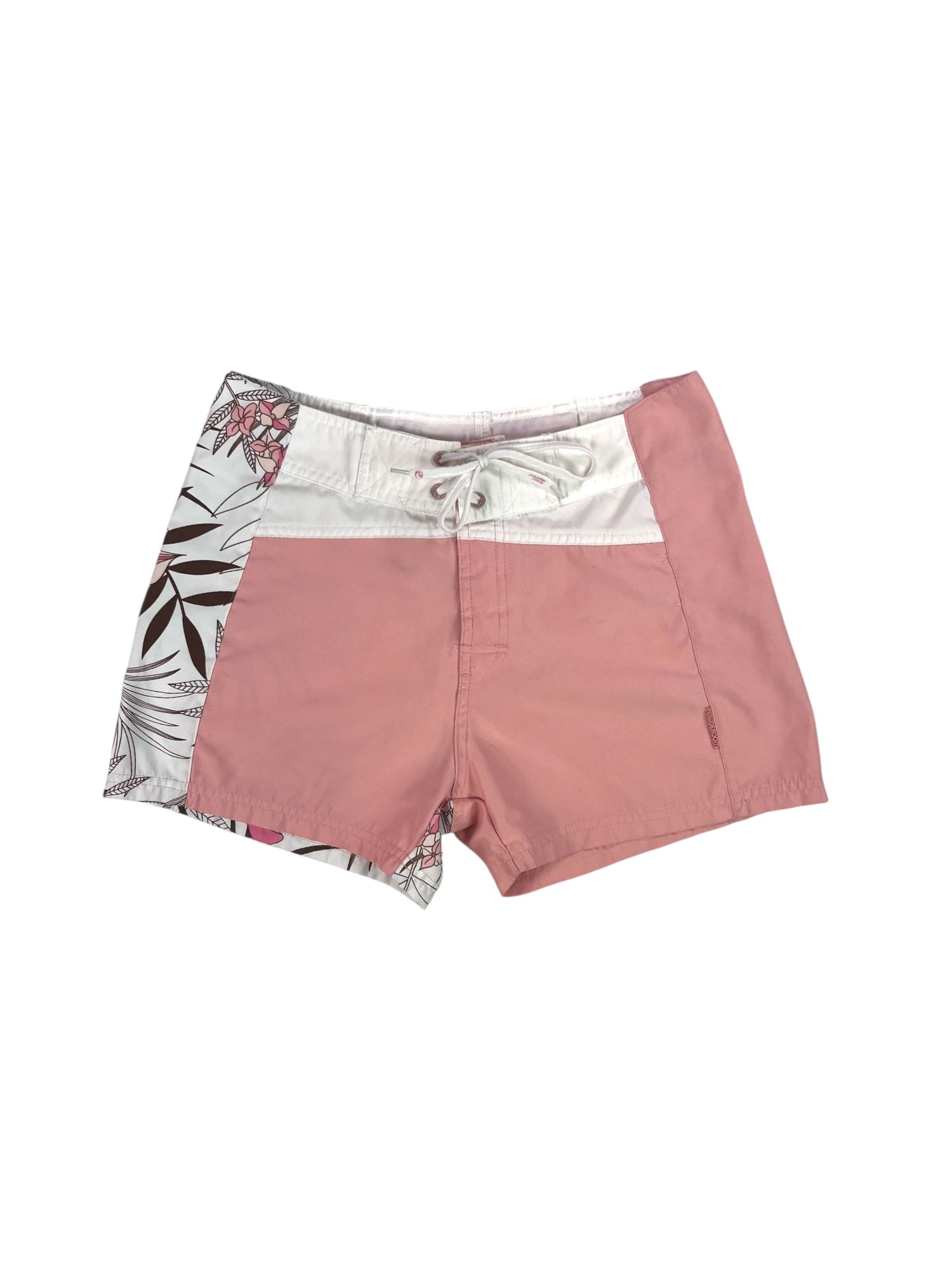 (28) Vintage Pink/Floral Powderoom Shorts