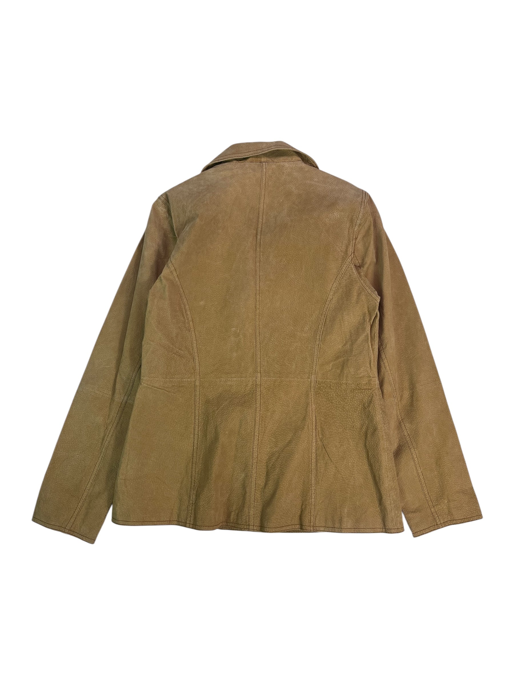 (S) Mariposa Tan Suede Jacket