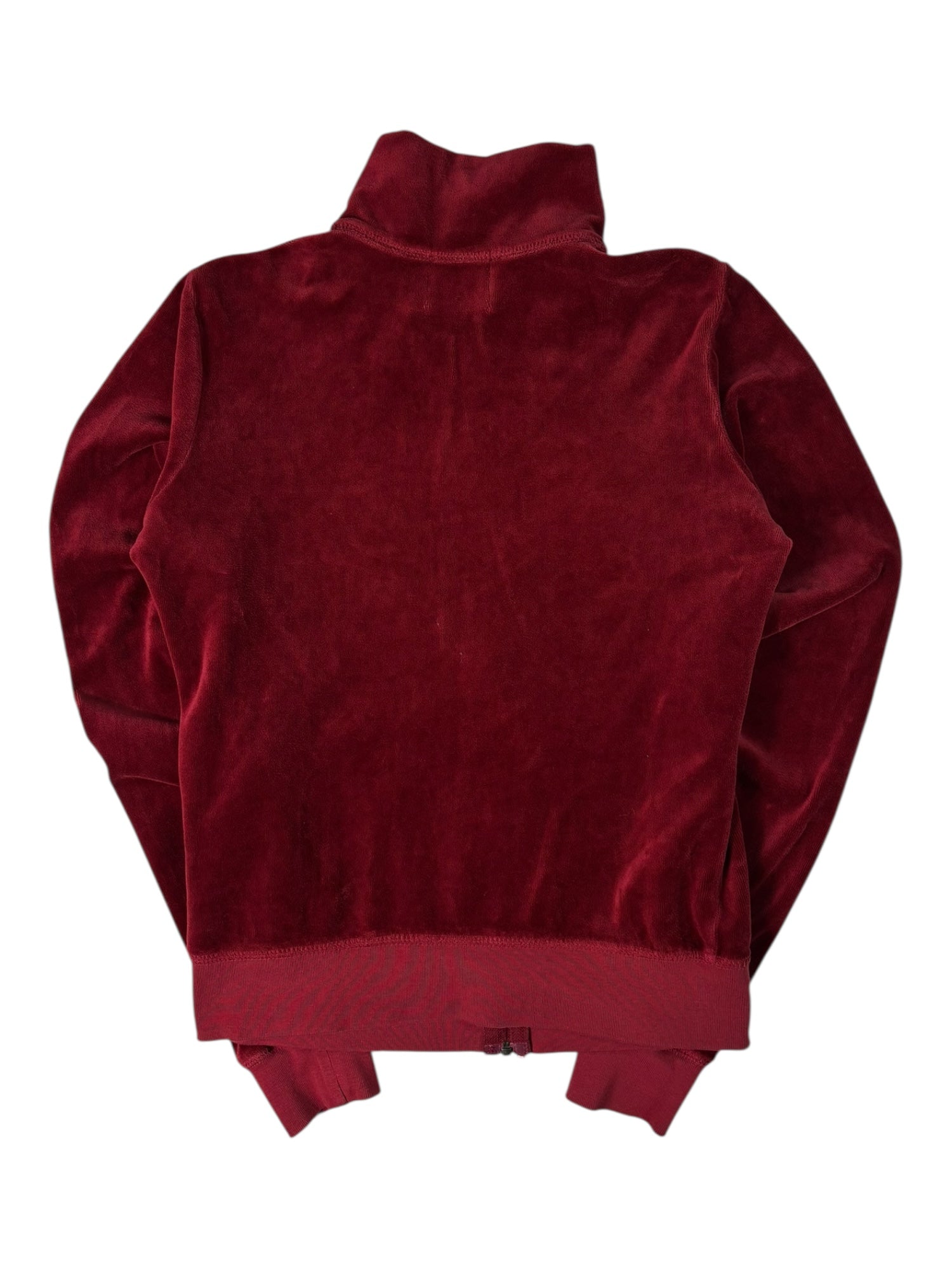 (S) Dark Red Juicy Couture Velour Zip-up