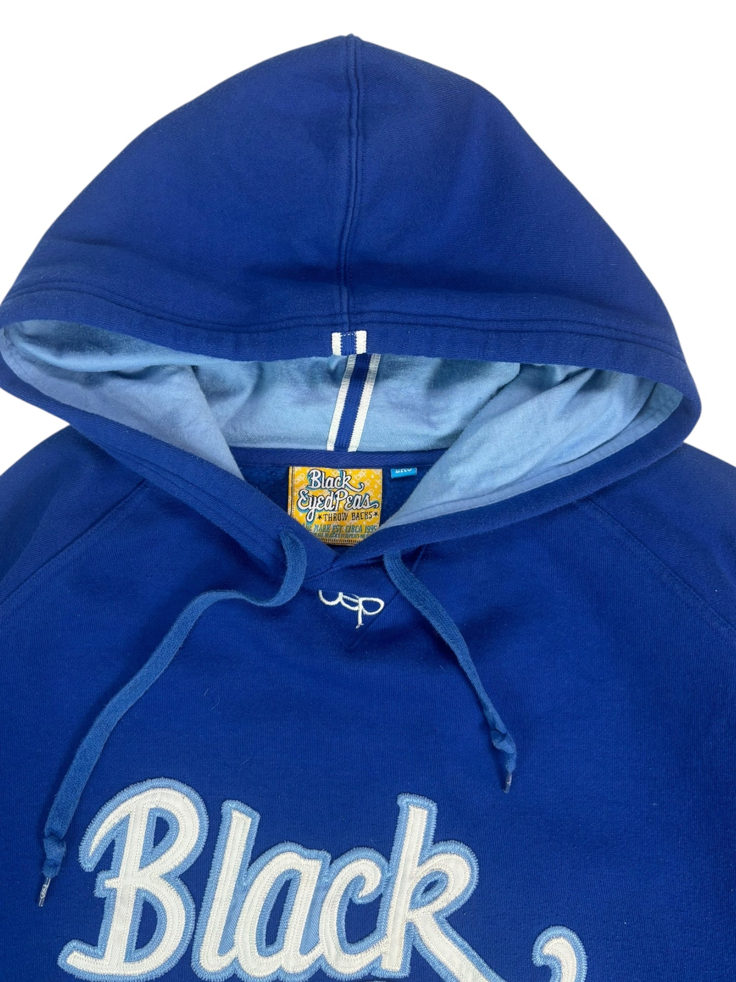 (XL) Vintage Royal Blue Black Eyed Peas Hoodie