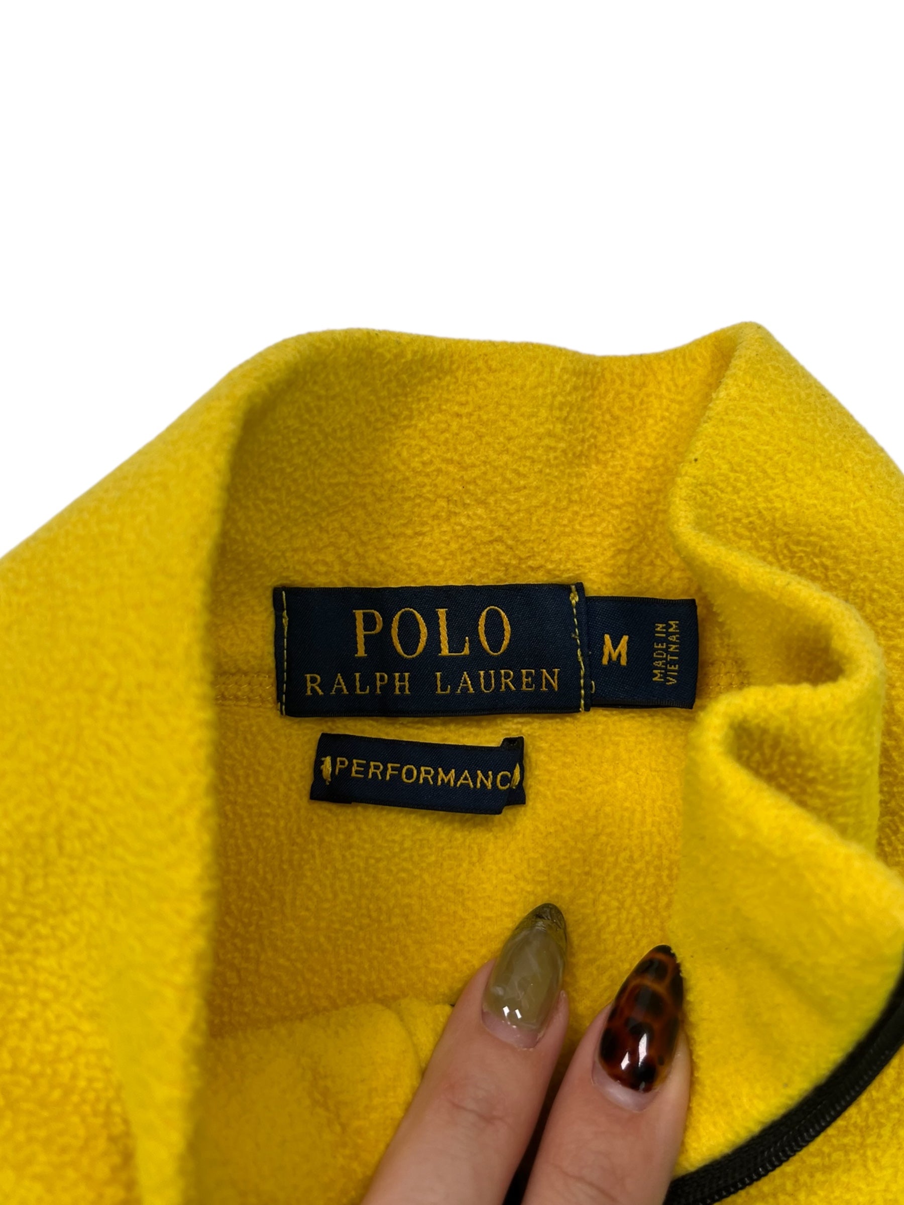 (M) Polo By Ralph Lauren Yellow Fleece
