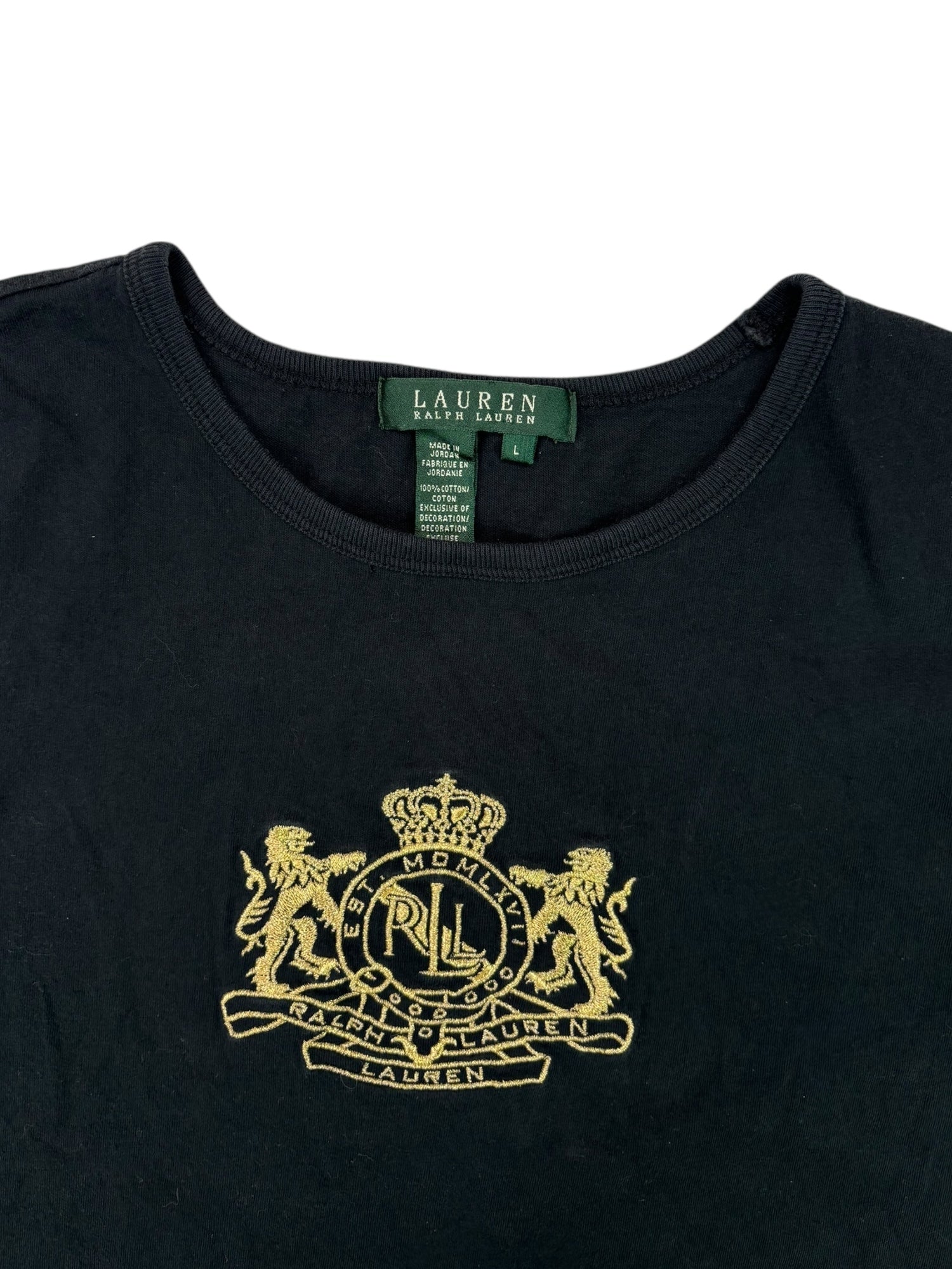 (M) Cropped Ralph Lauren Tee