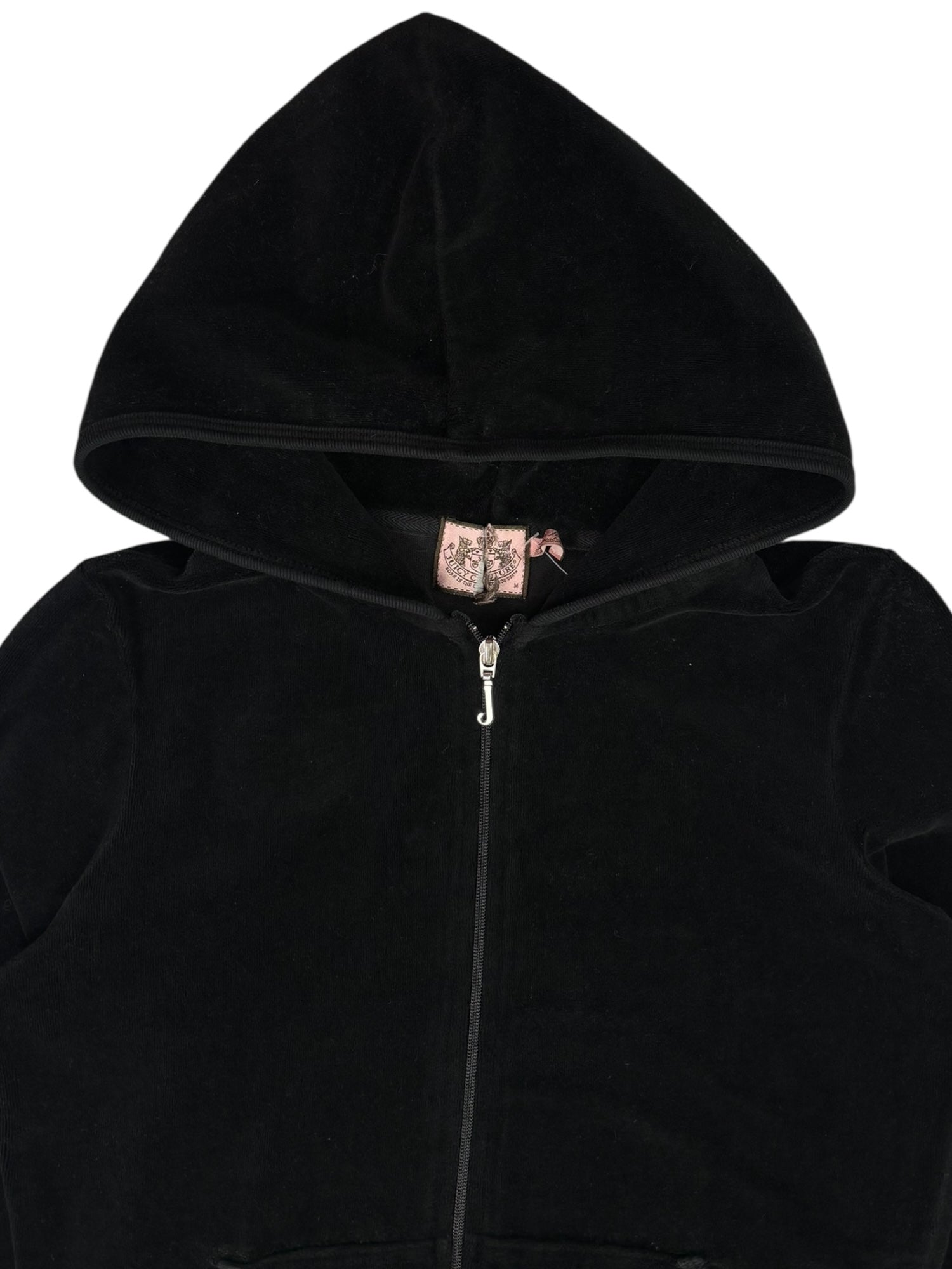 (S) Black Juicy Couture Zip-up Hoodie