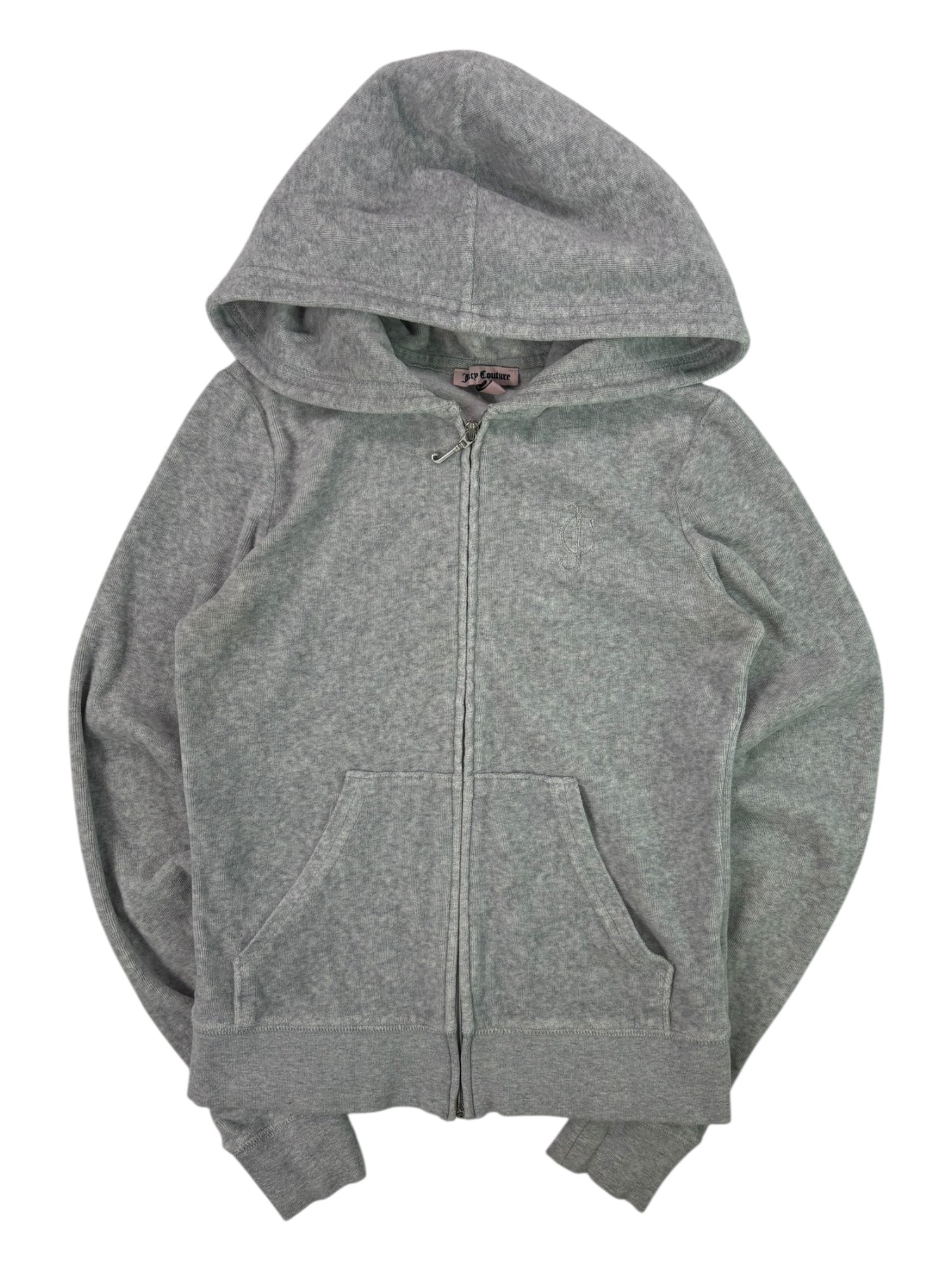 (XS) Grey Juicy Couture Zip UP Hoodie