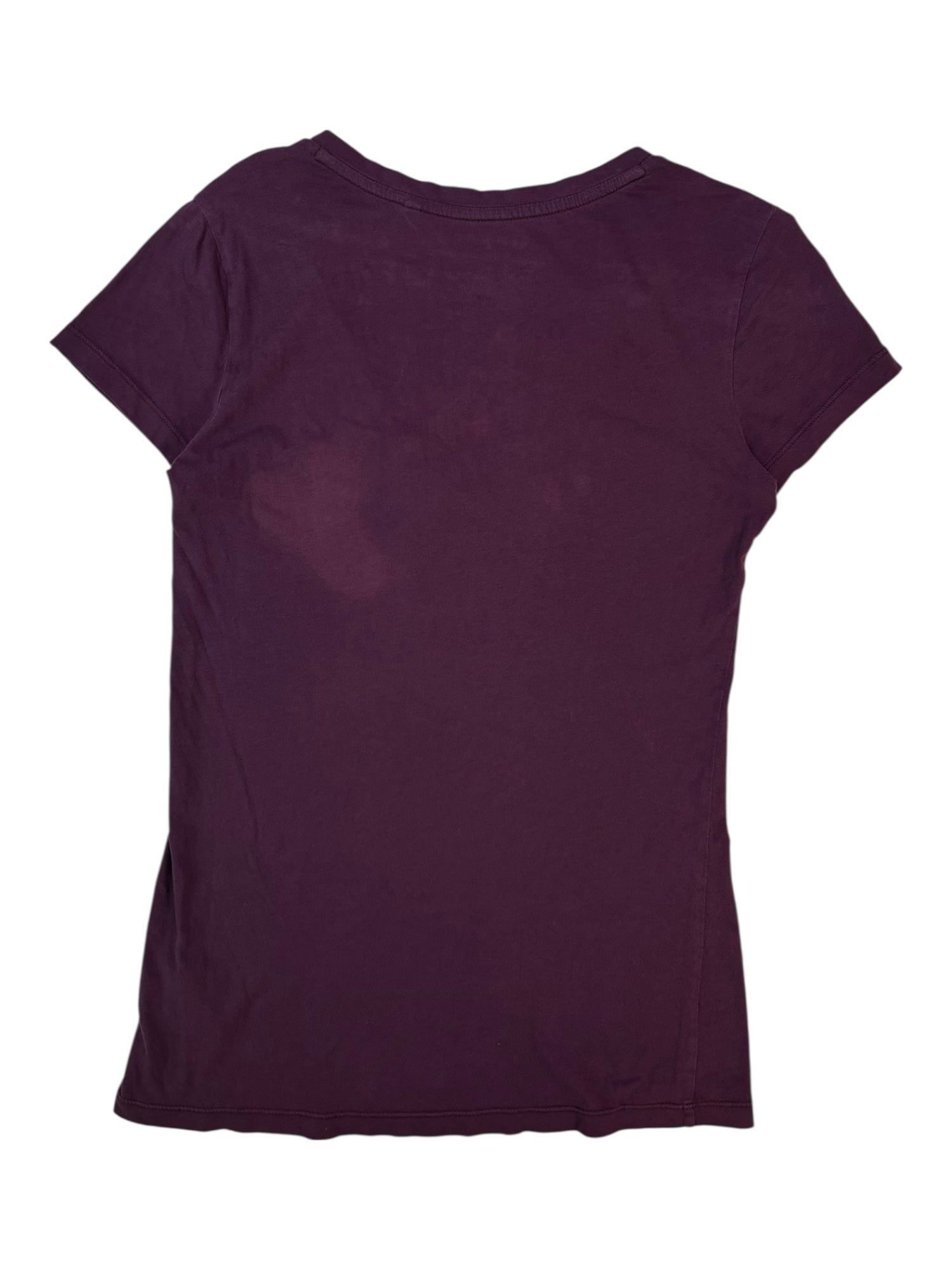 (M) Guess Purple Beaded V-neck