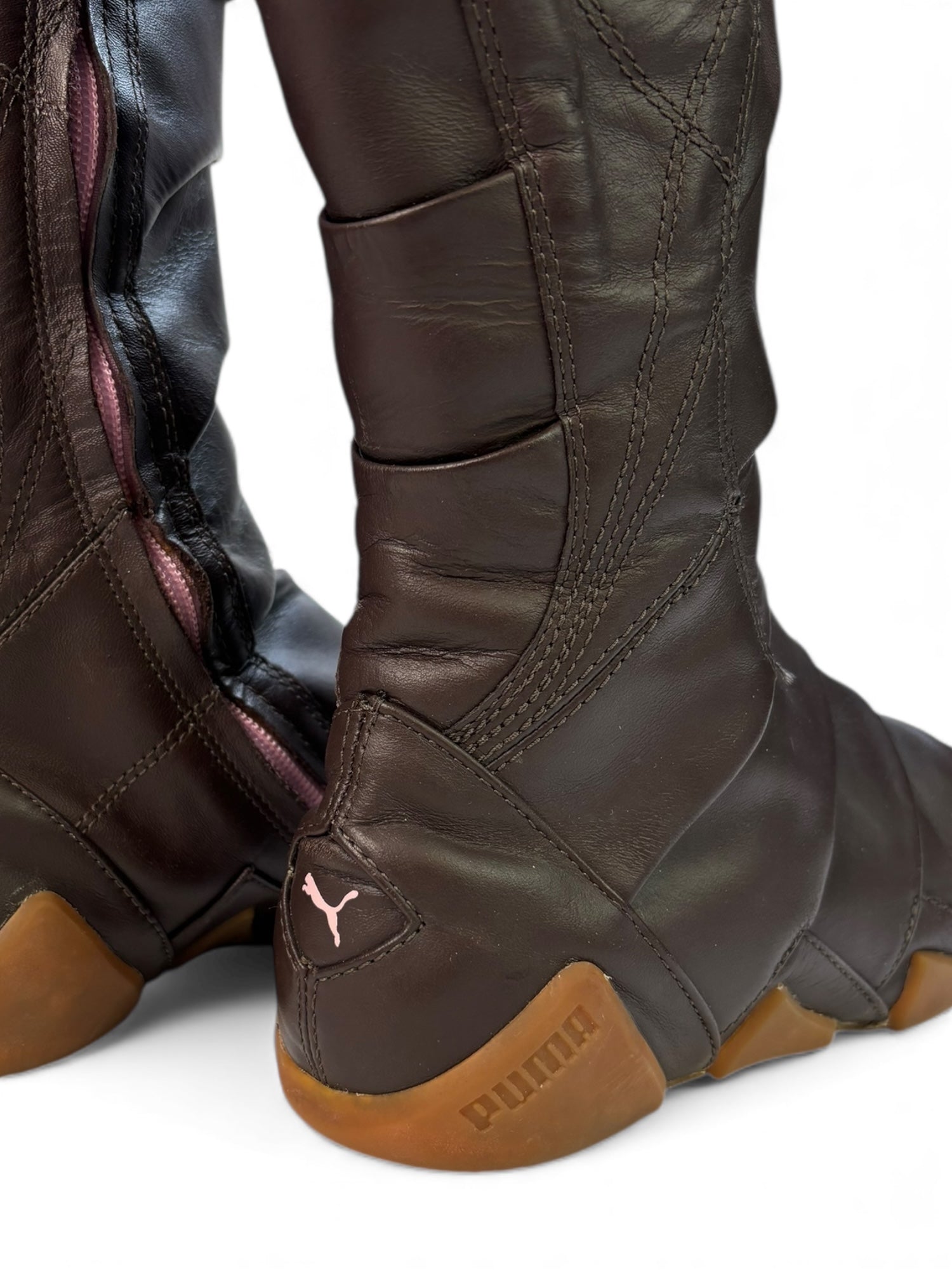 (7) PUMA Brown Satori Moto Boots