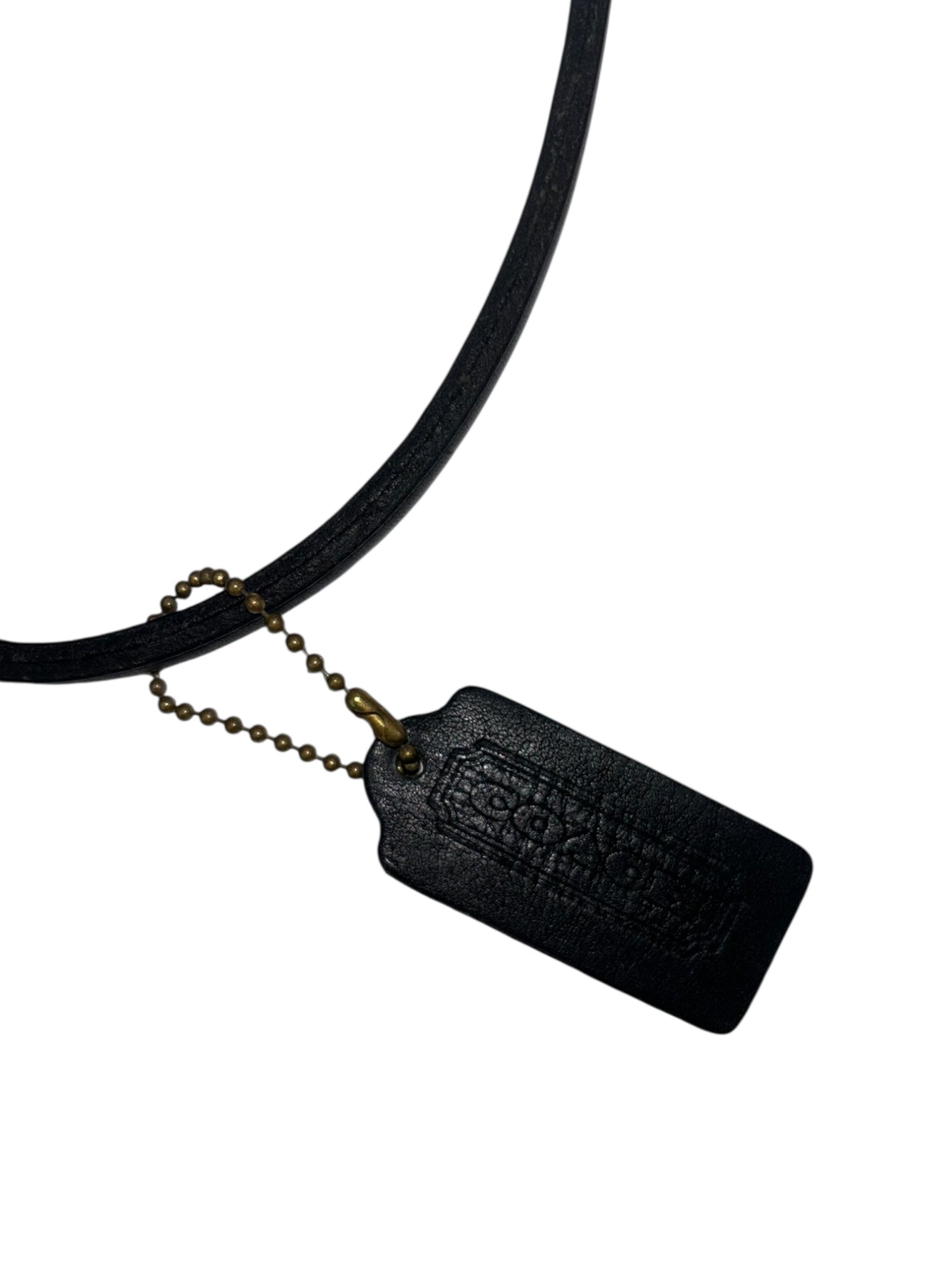 Vintage Black Coach Leather Coach
