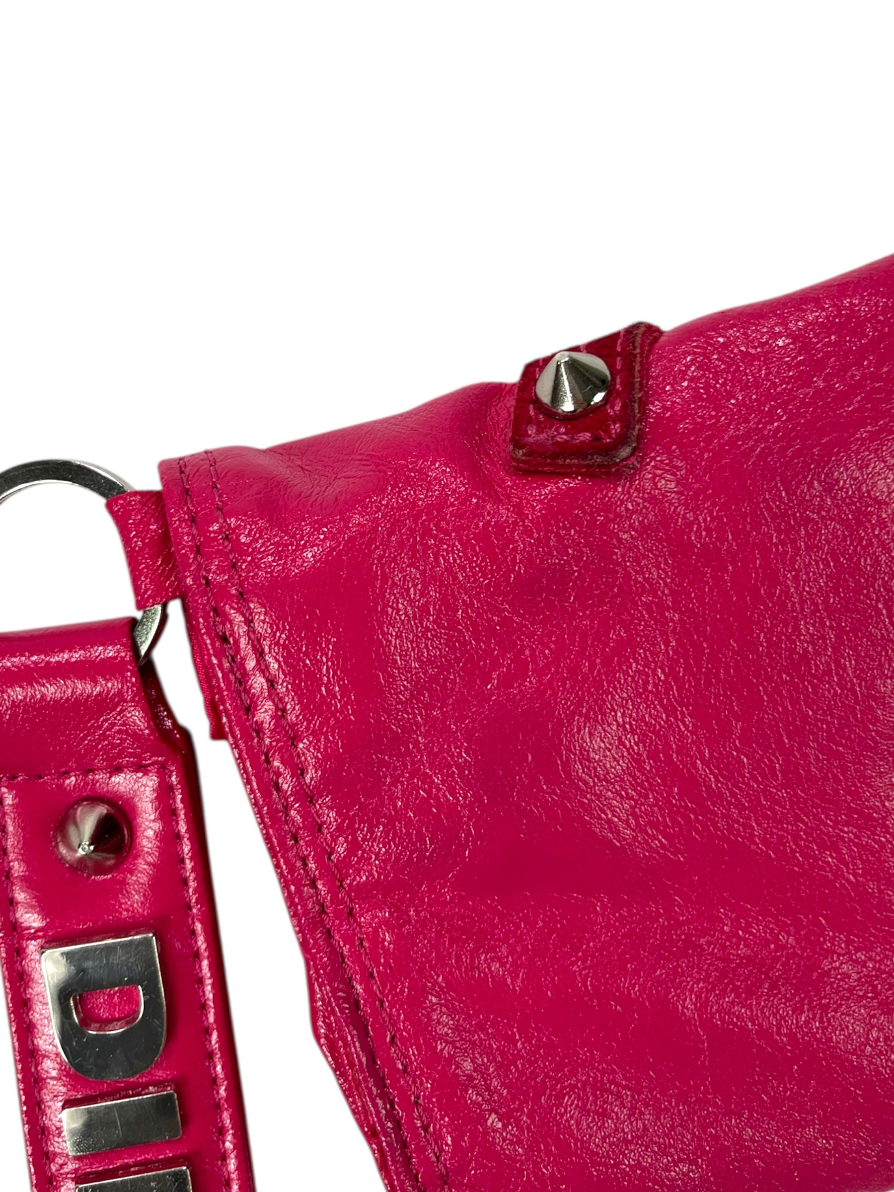 (O/S) 90s Pink Diesel Wristlet