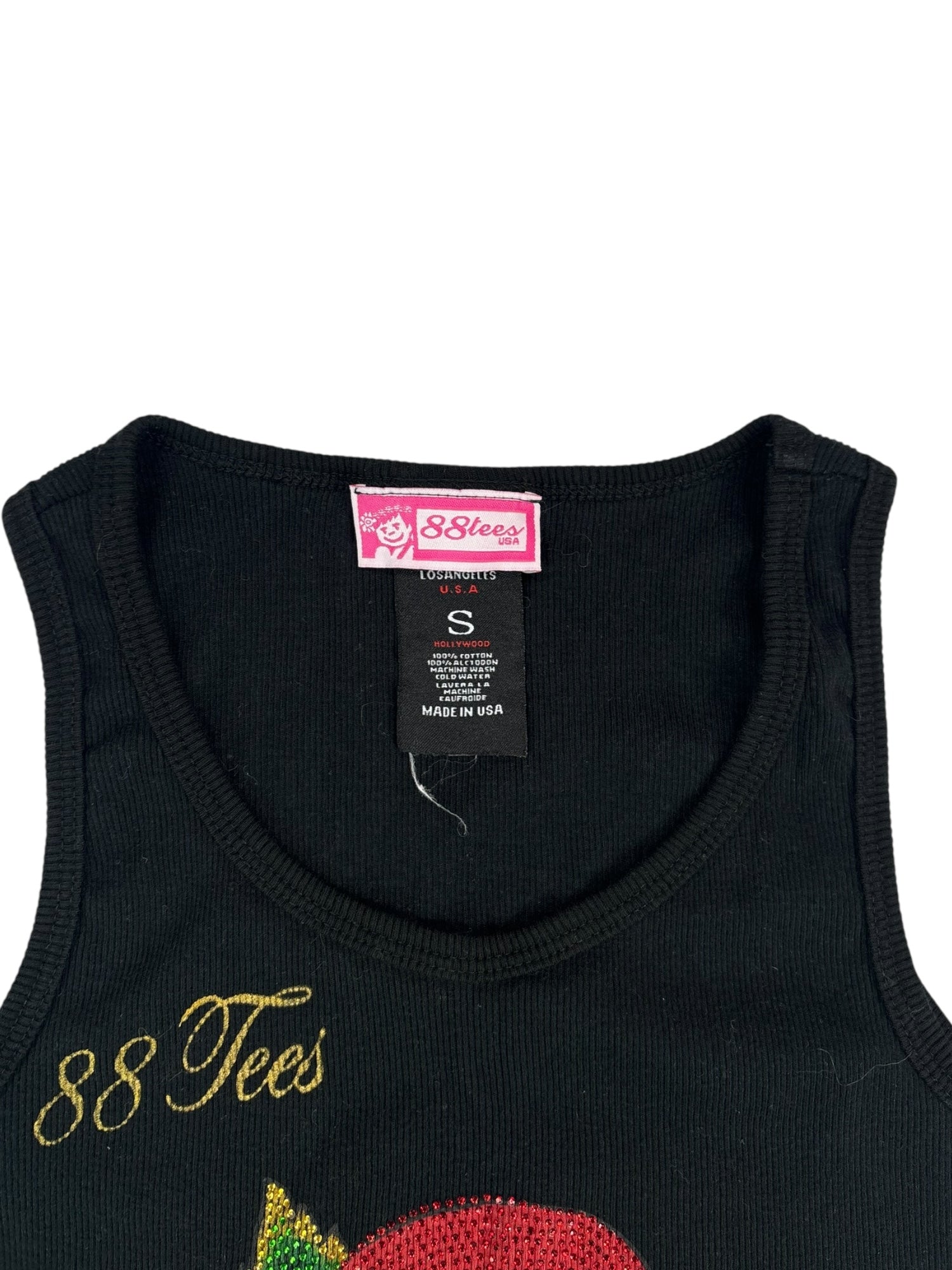 (XS) 88 Tees Embellished Tank